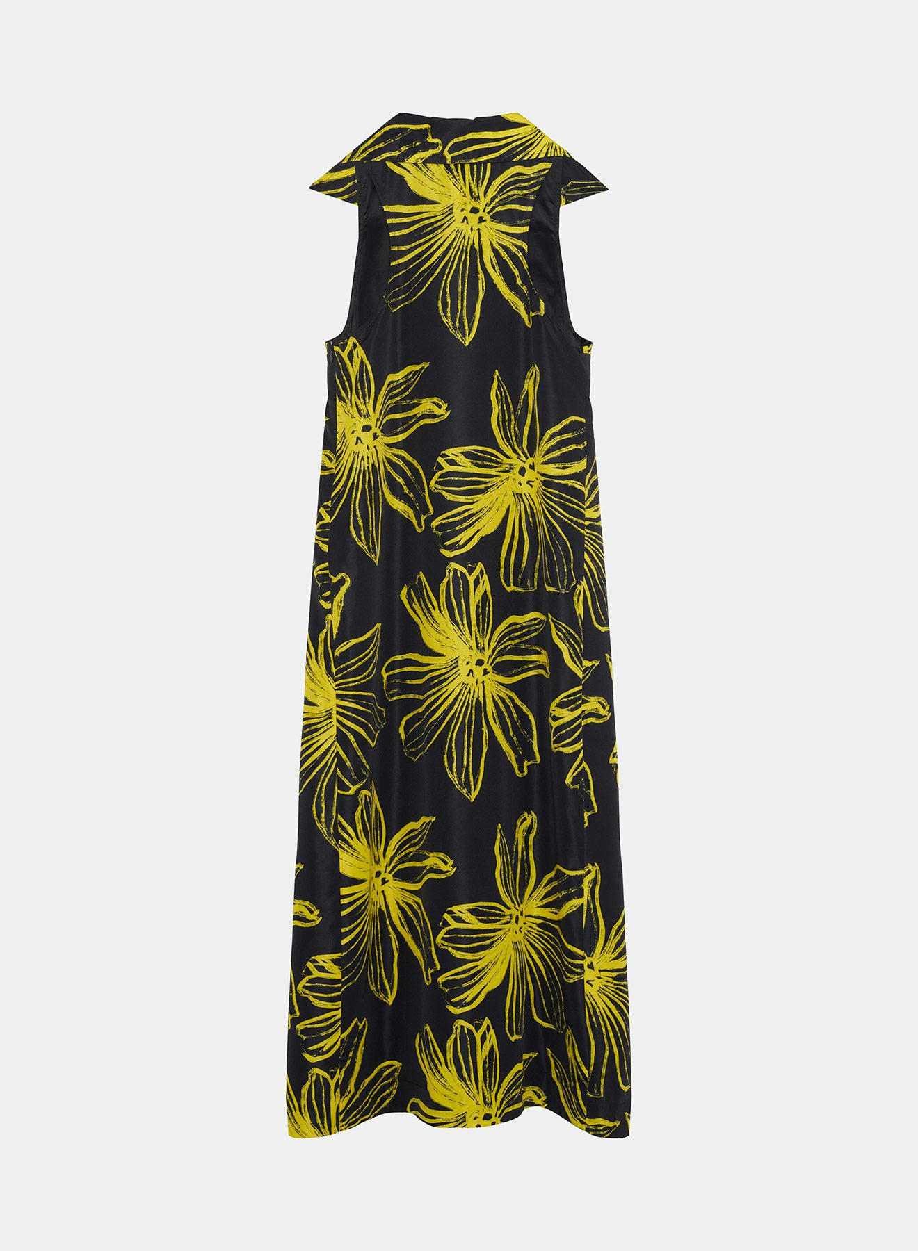 Sleeveless dress Yellow flower print - Nina Ricci