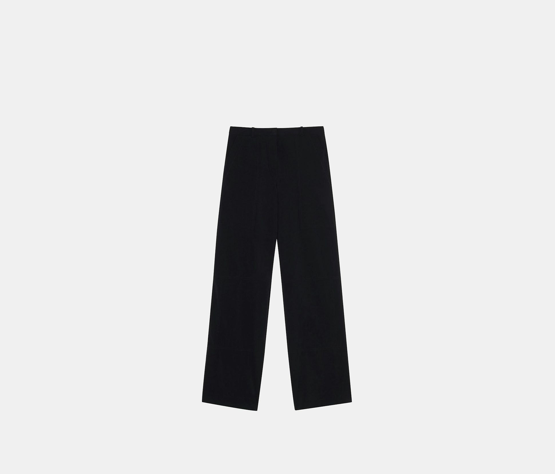 Black cargo pants in light neoprene - Nina Ricci