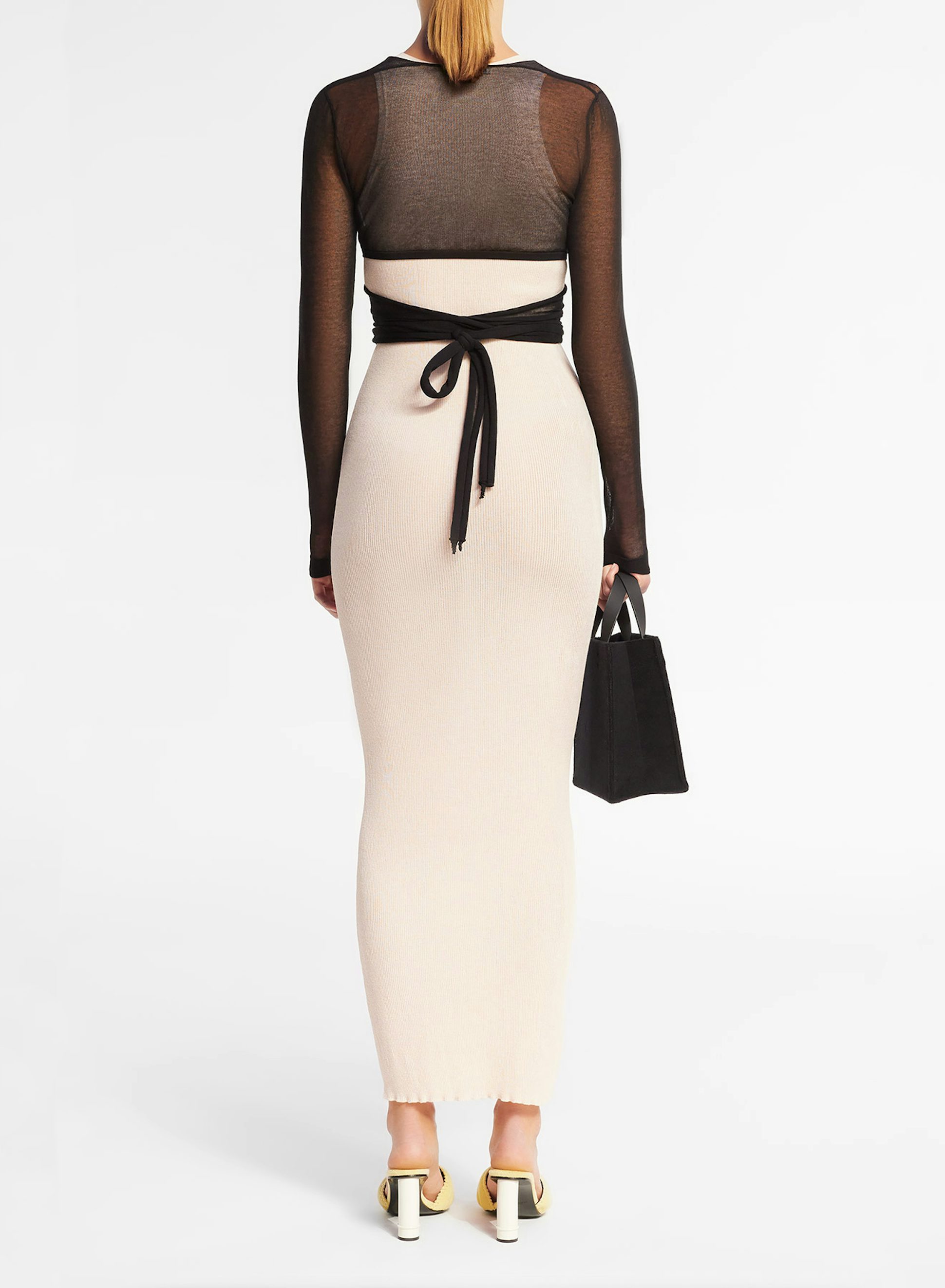Cache-Cœur en Maille Noir - Nina Ricci