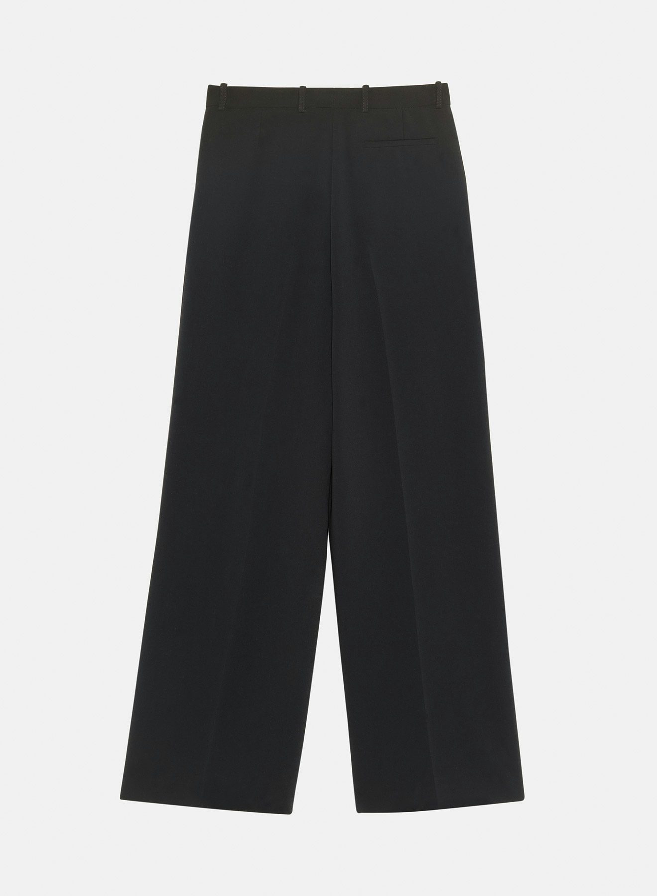 Pantalon large en gabardine recyclée noir - Nina Ricci