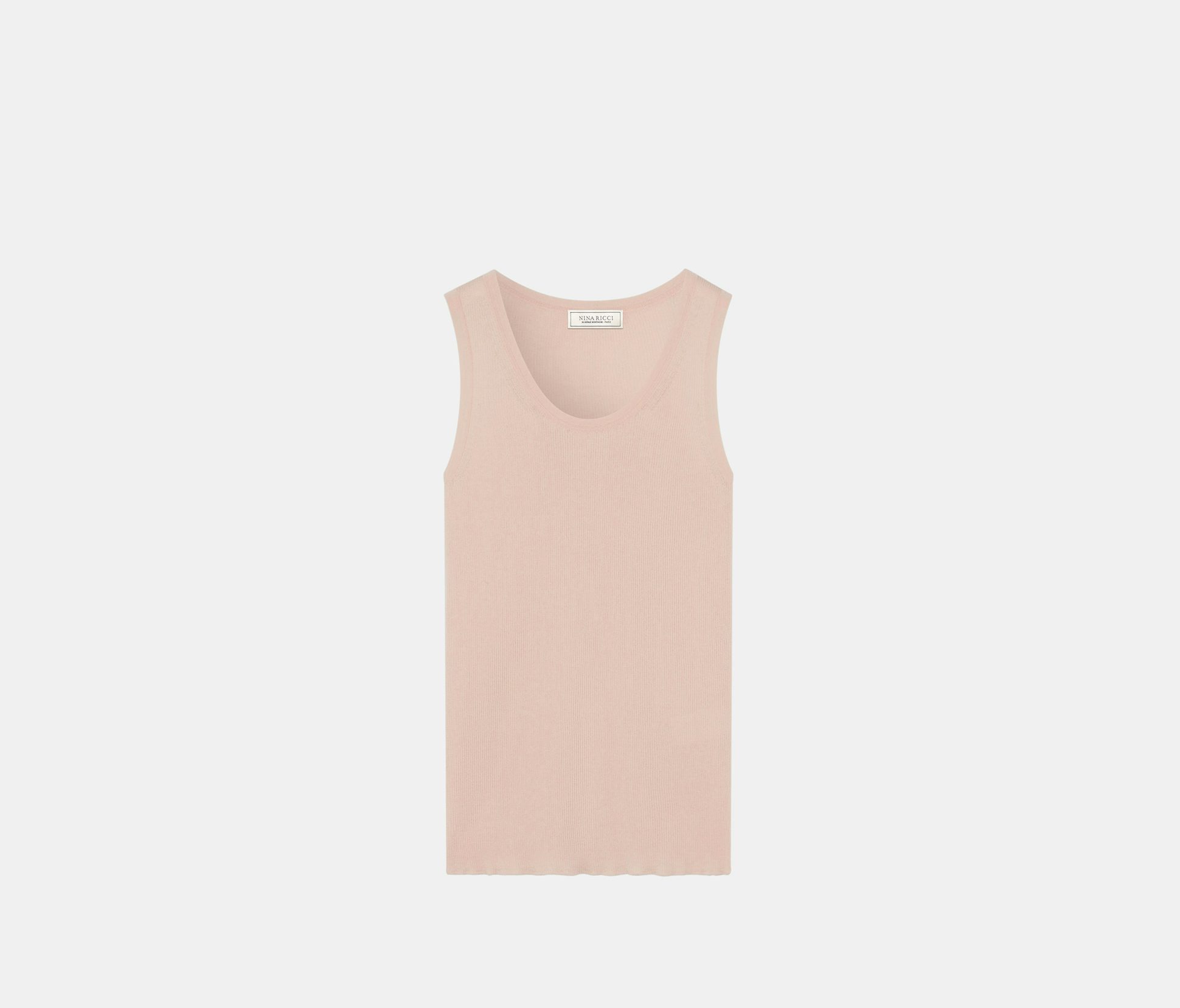 Vestido sin mangas de punto fino