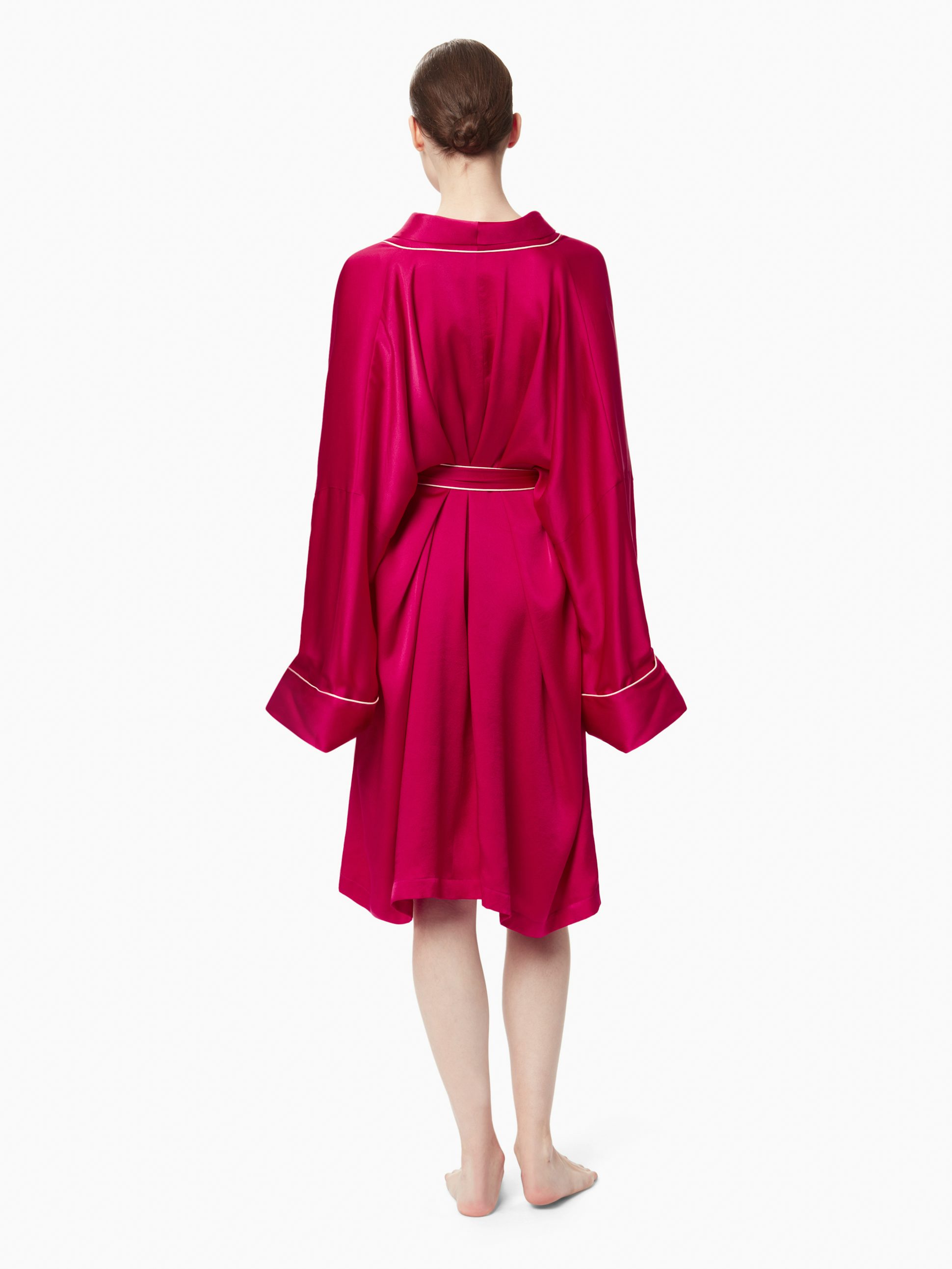 Kimono en satin fuchsia - Nina Ricci