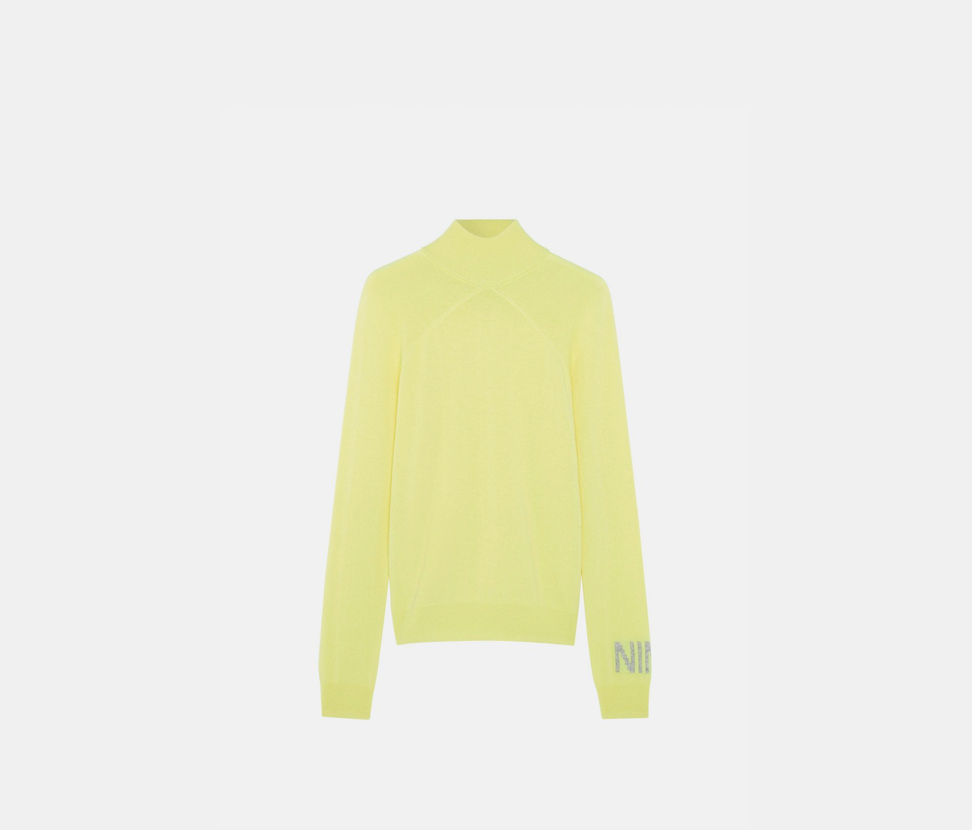Intarsia cashmere sweater lemon - Nina Ricci