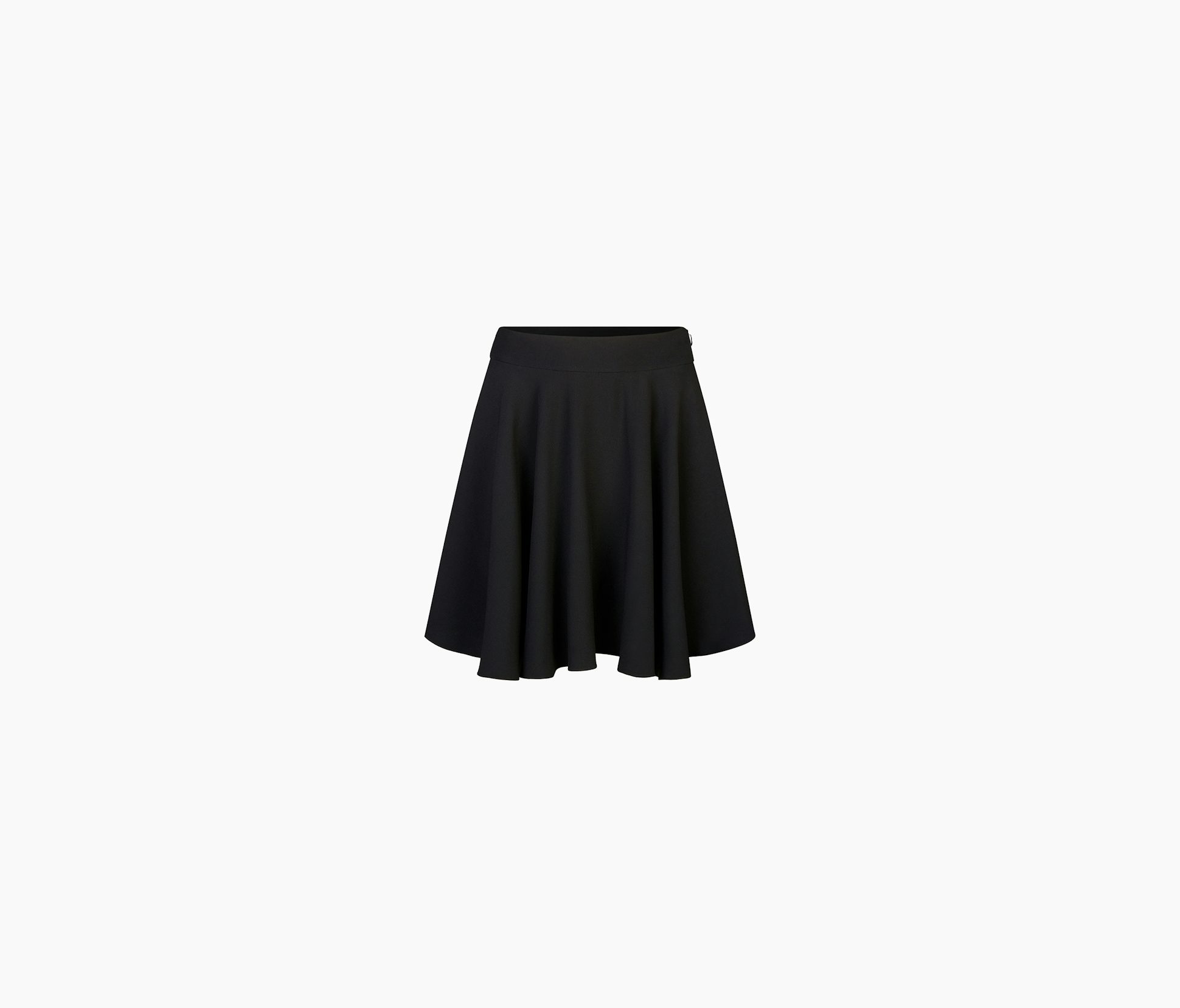 Mini Wool-Blend Skater Skirt       XS