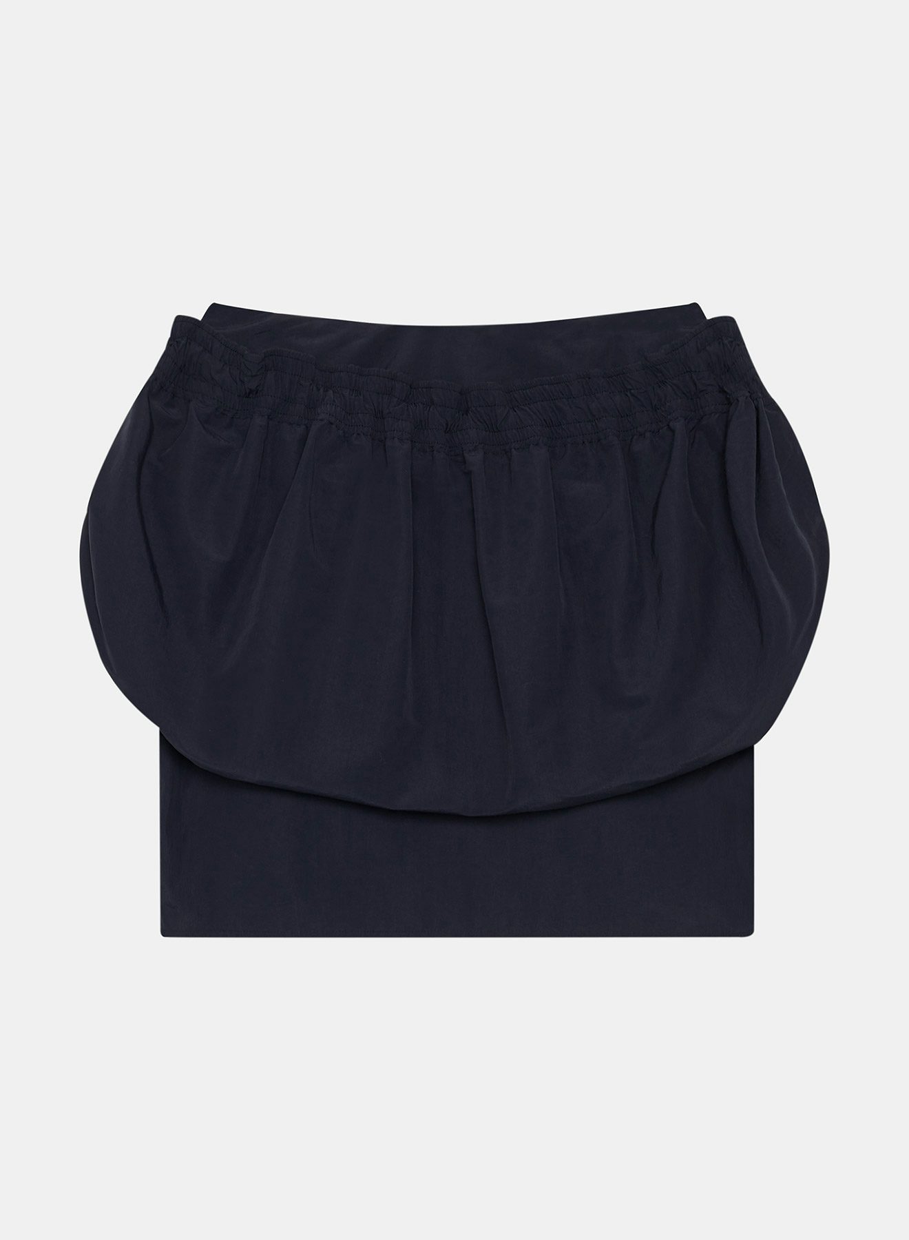 Ball Skirt with Drawstring in Dark Navy - Nina Ricci