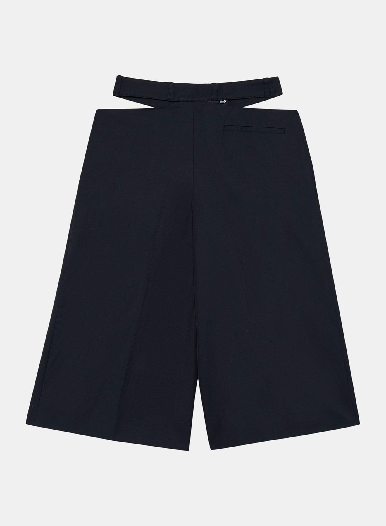 Dark Navy technical cotton Bermuda shorts - Nina Ricci