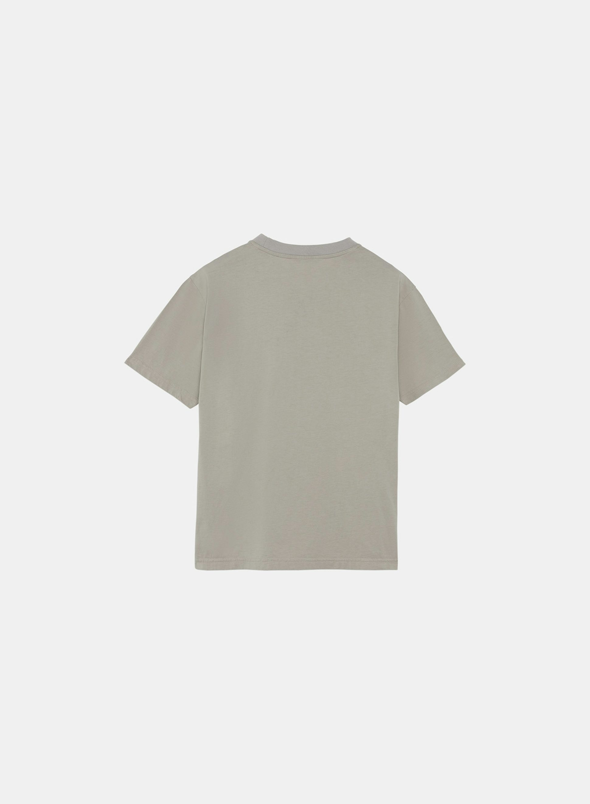 T-Shirt en Jersey de Coton Gris Ficelle avec Broderie Nina Ricci sur la Poitrine - Nina Ricci
