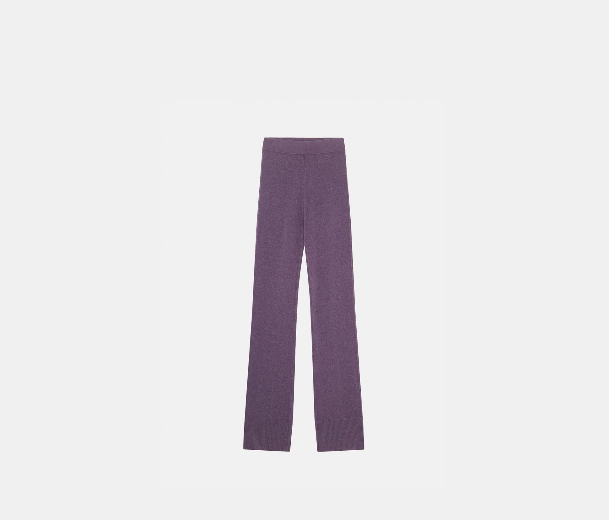 Intarsia cashmere pant lilac - Nina Ricci