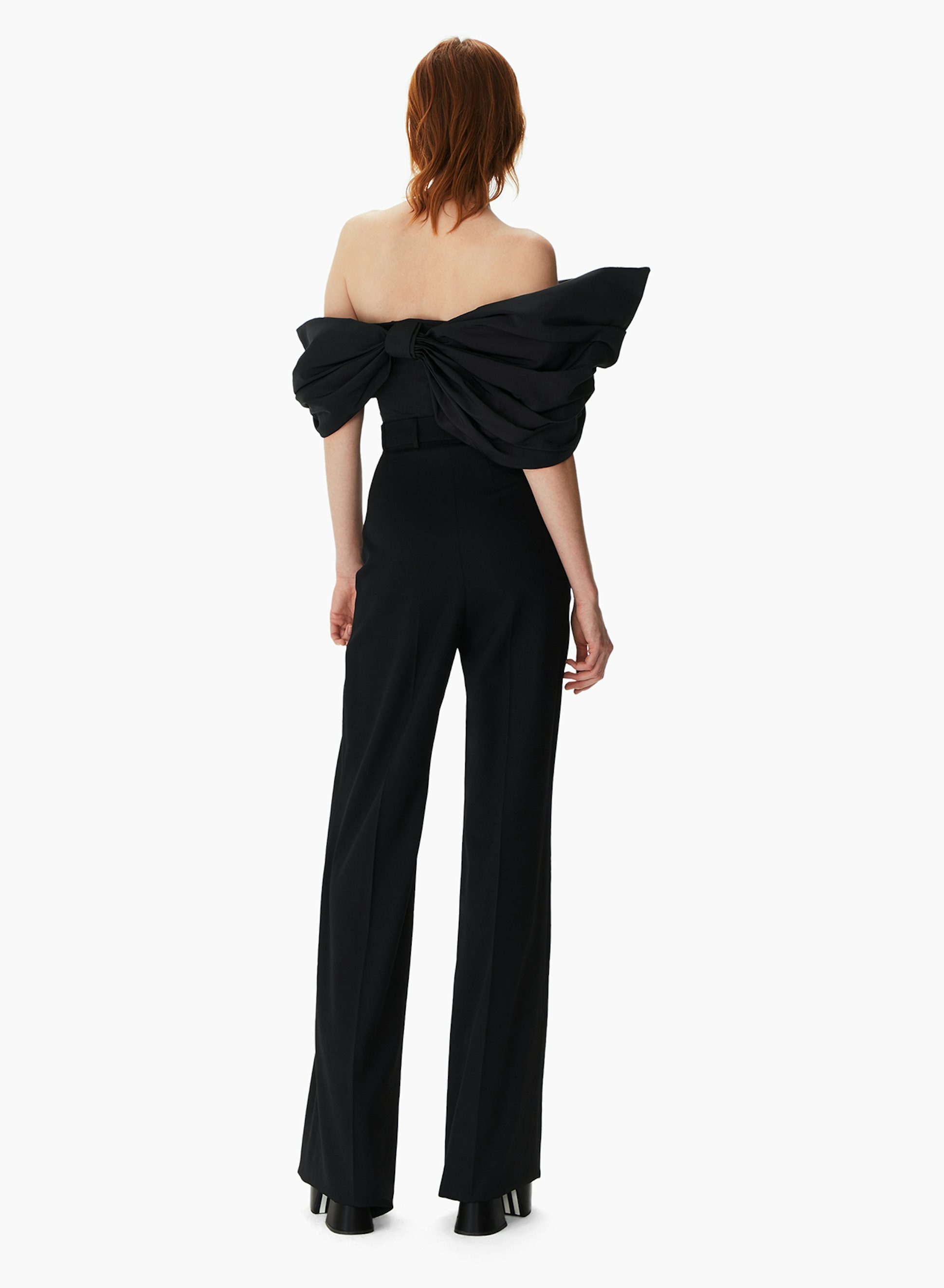 Pantalón Recto de Cady negro - Nina Ricci