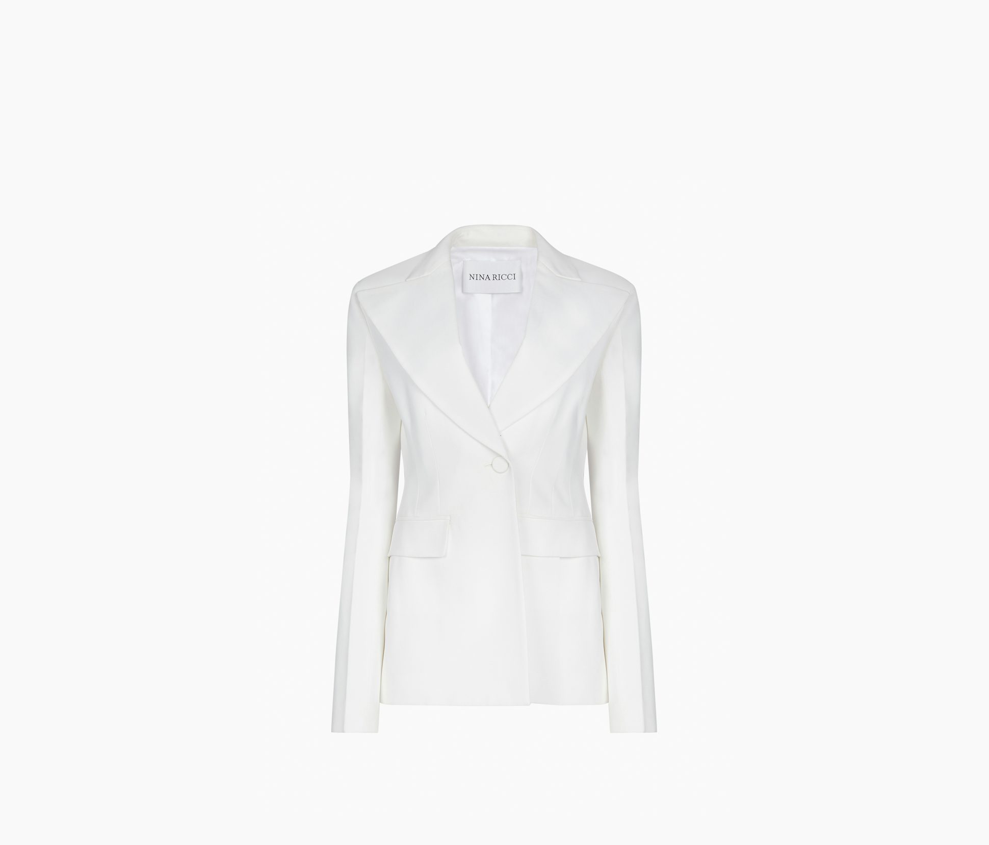 Blazer De Cady Con Cierre De Un Solo Botón 34