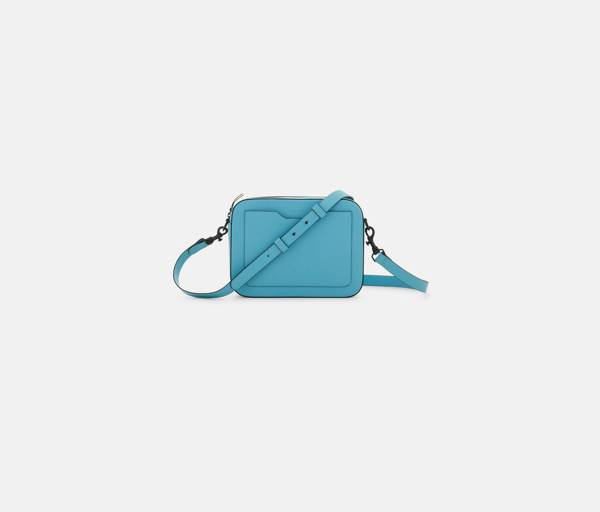 Big leather camera bag light blue - Nina Ricci