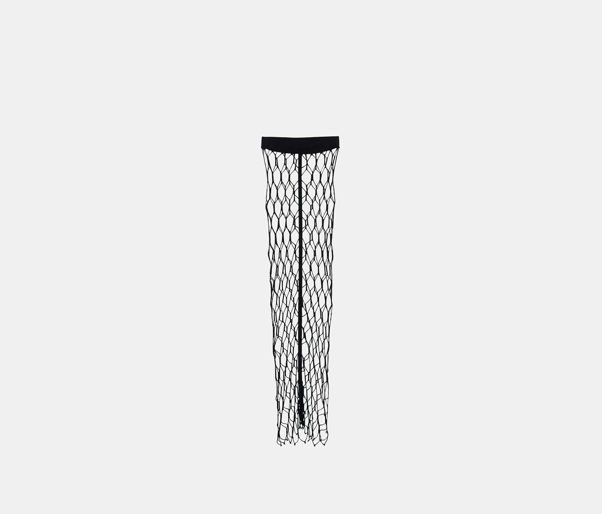 Falda de redecilla negra - Nina Ricci