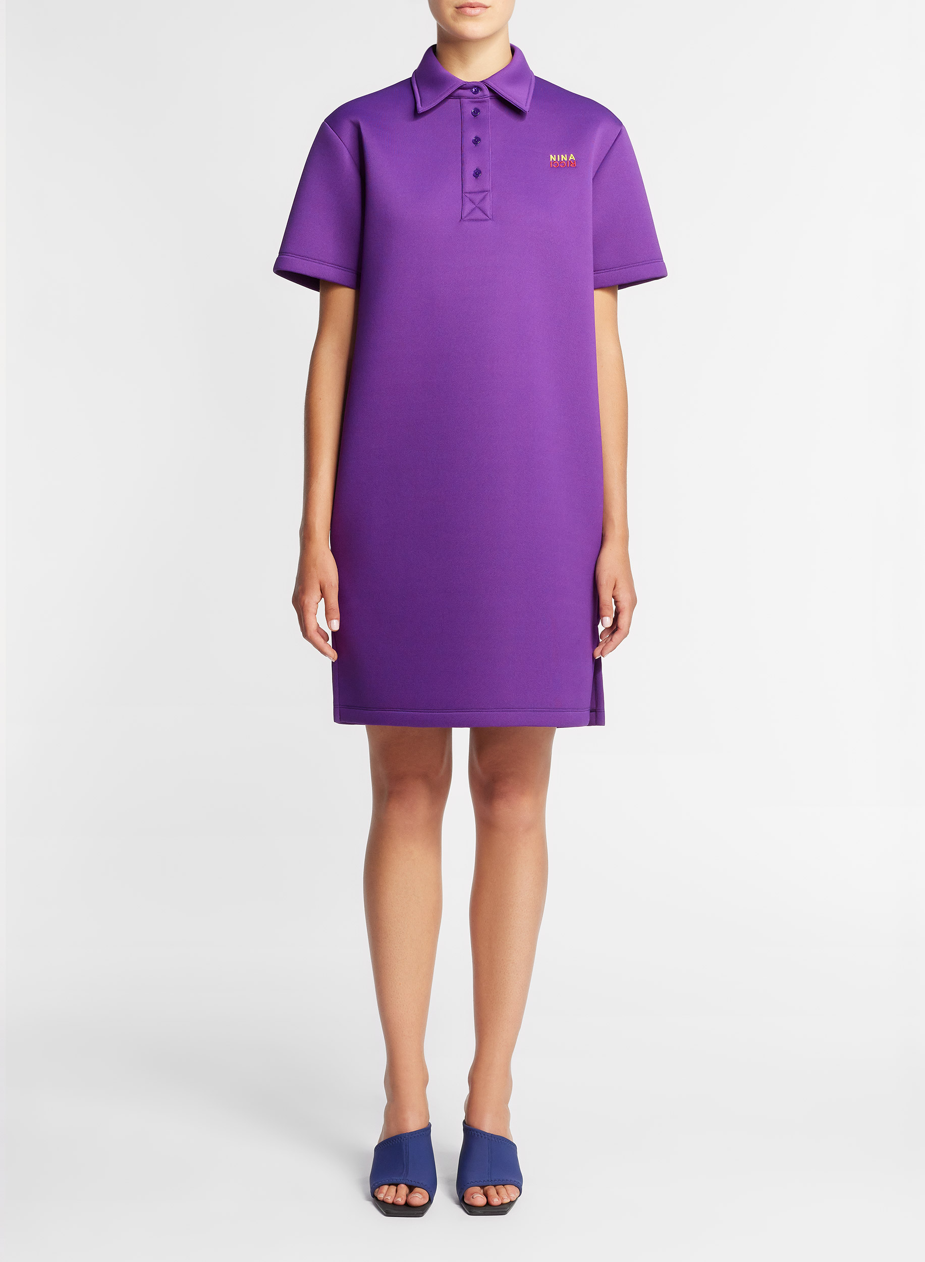 purple polo dress