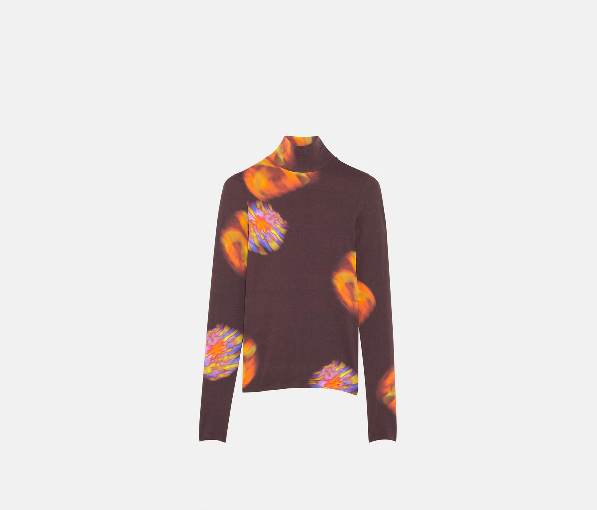 Jersey t-shirt purple orange - Nina Ricci