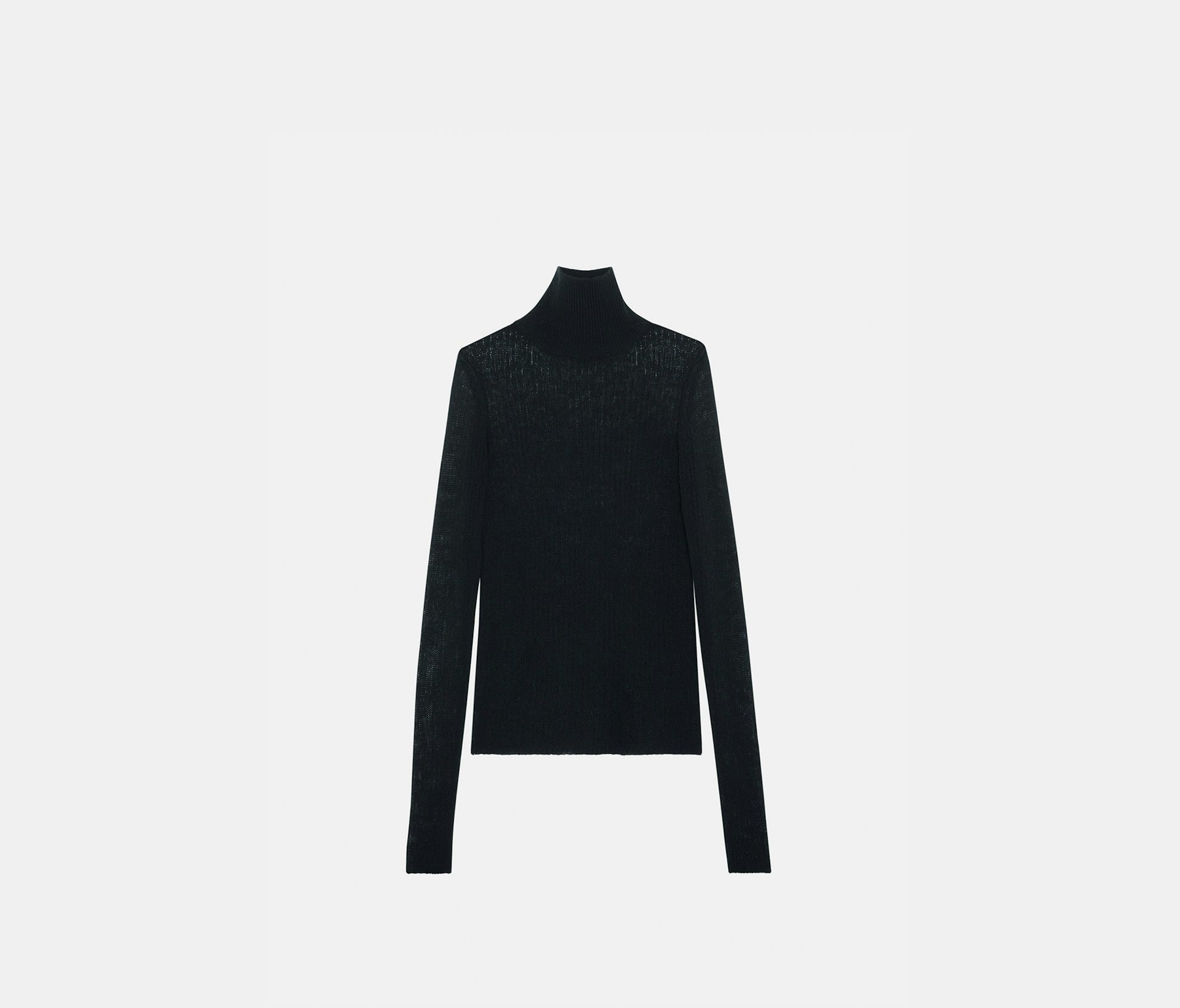 Openwork merino wool sweater black - Nina Ricci