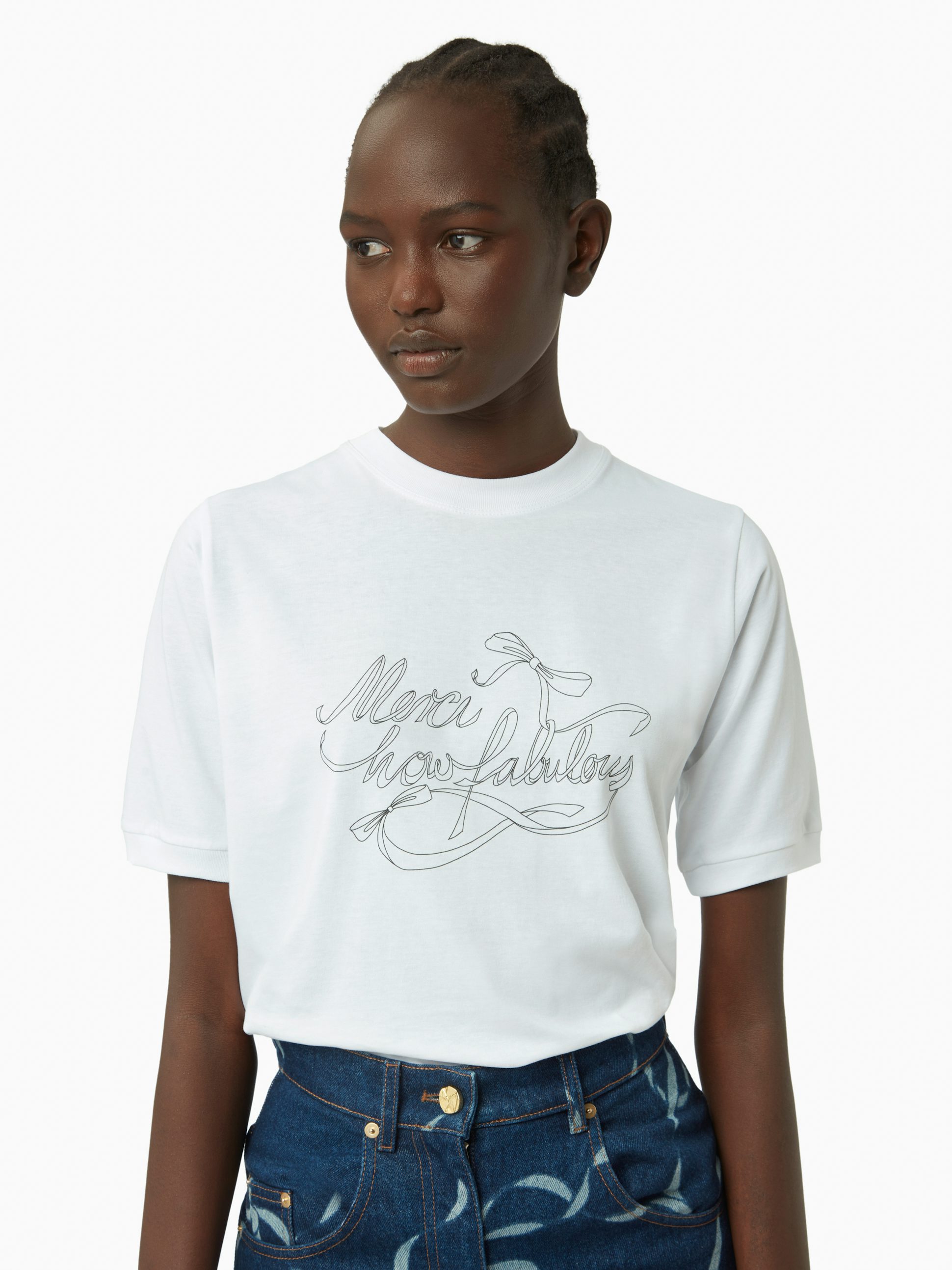 How fabulous t-shirt in white - Nina Ricci