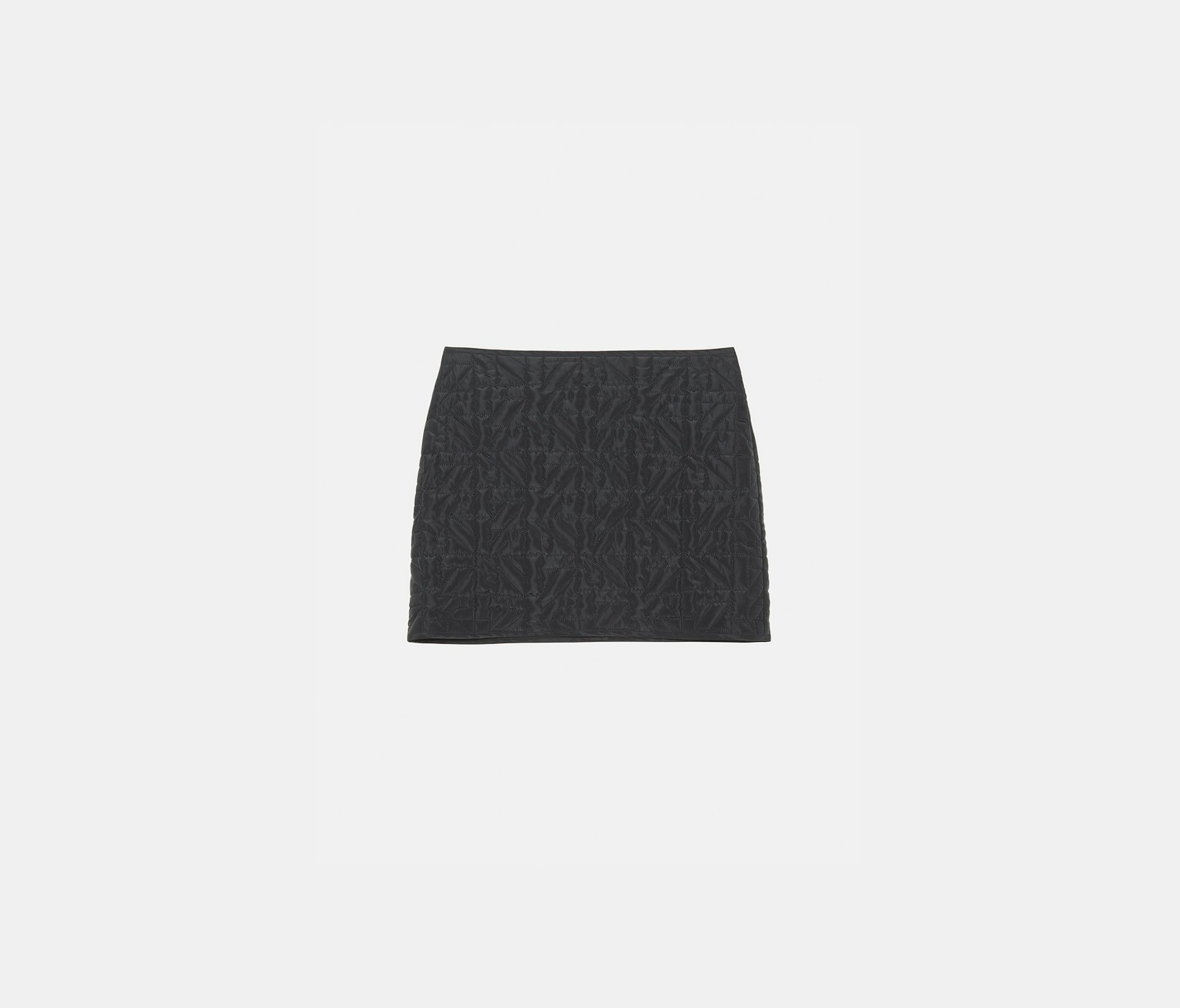 Mini-jupe matelassée noire - Nina Ricci