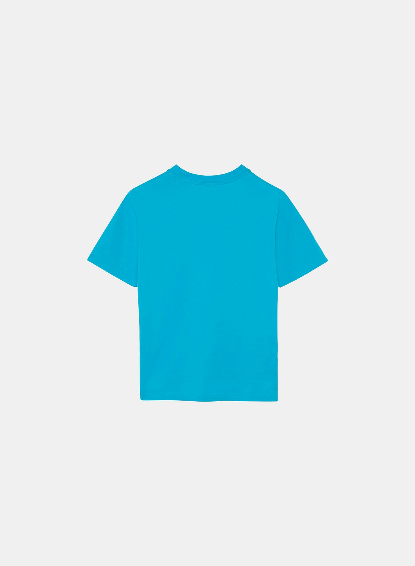 T-Shirt en Jersey de Coton Bleu avec Broderie Nina Ricci sur la Poitrine - Nina Ricci