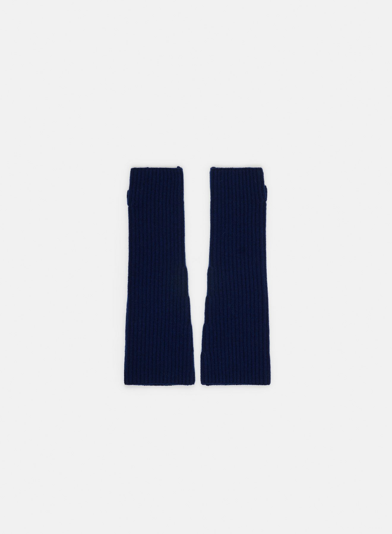 Ribbed wool mitten klein blue - Nina Ricci