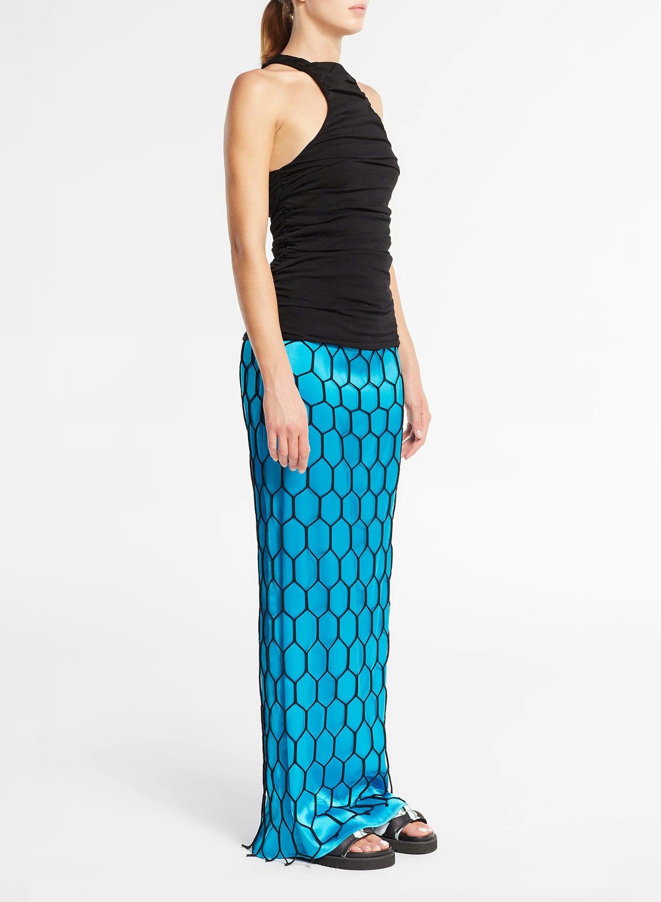 Black fishnet skirt - Nina Ricci