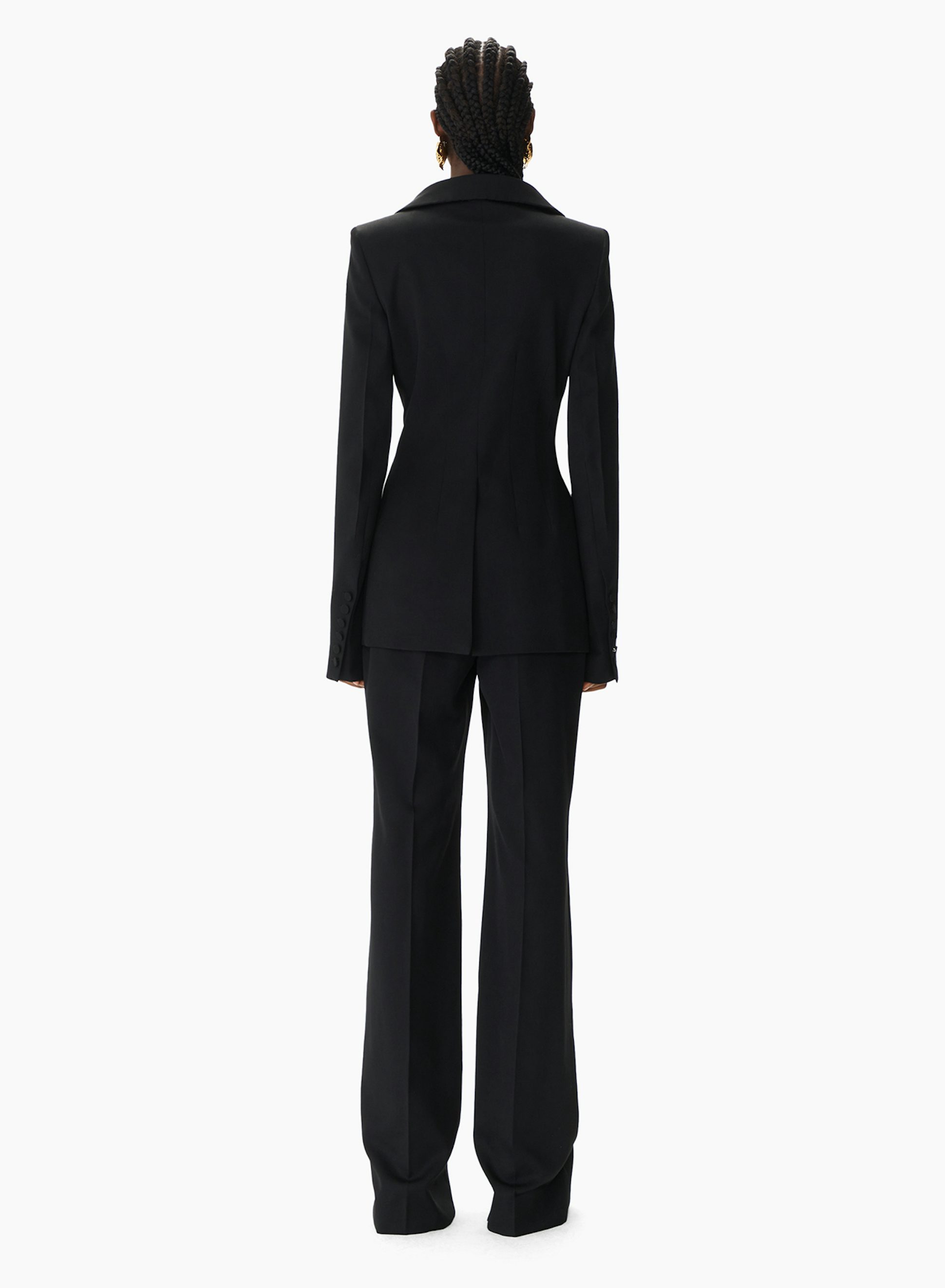 Wool Gabardine Blazer Black - Nina Ricci