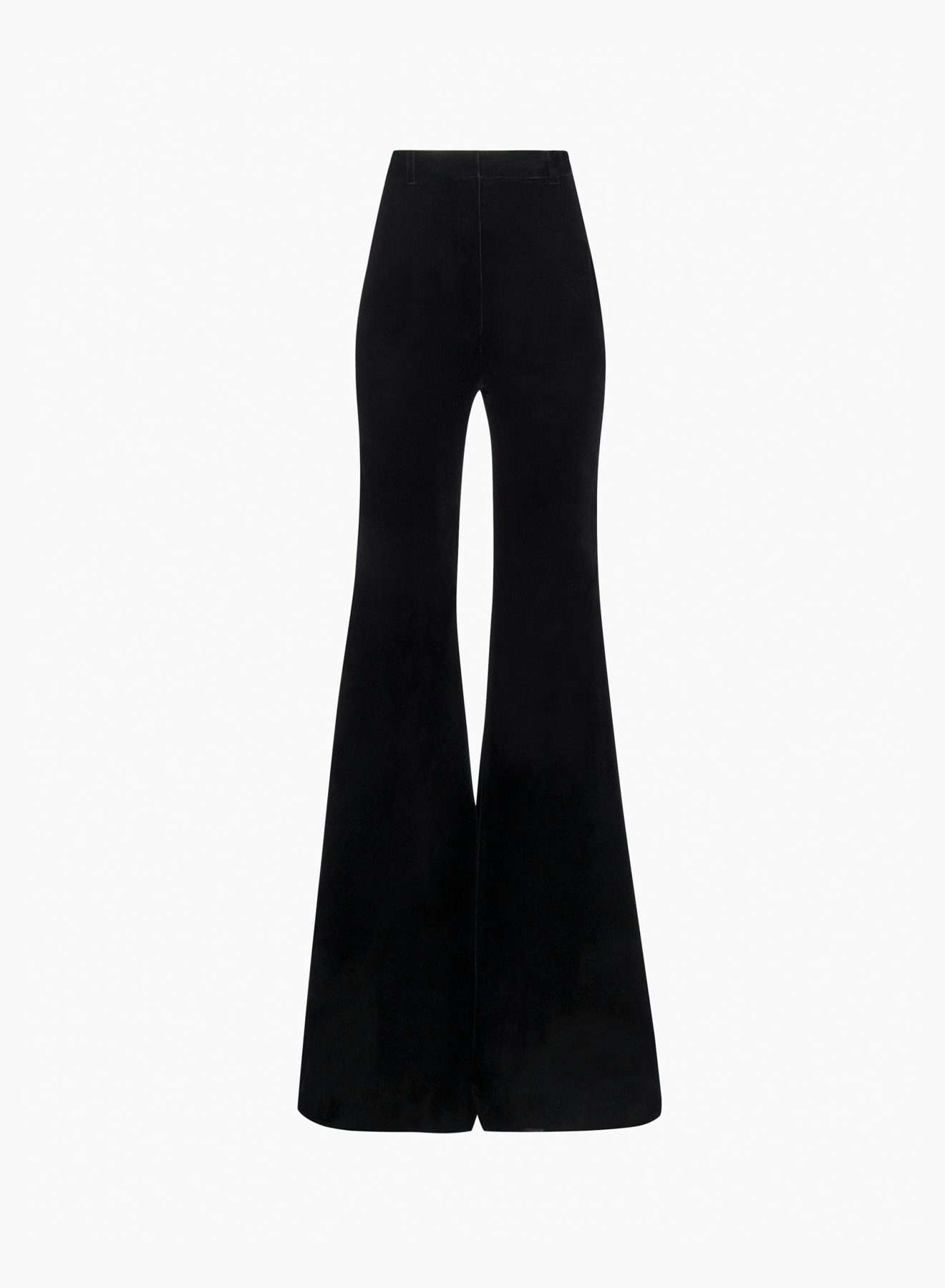 Pantalon Large en Velours Noir - Nina Ricci