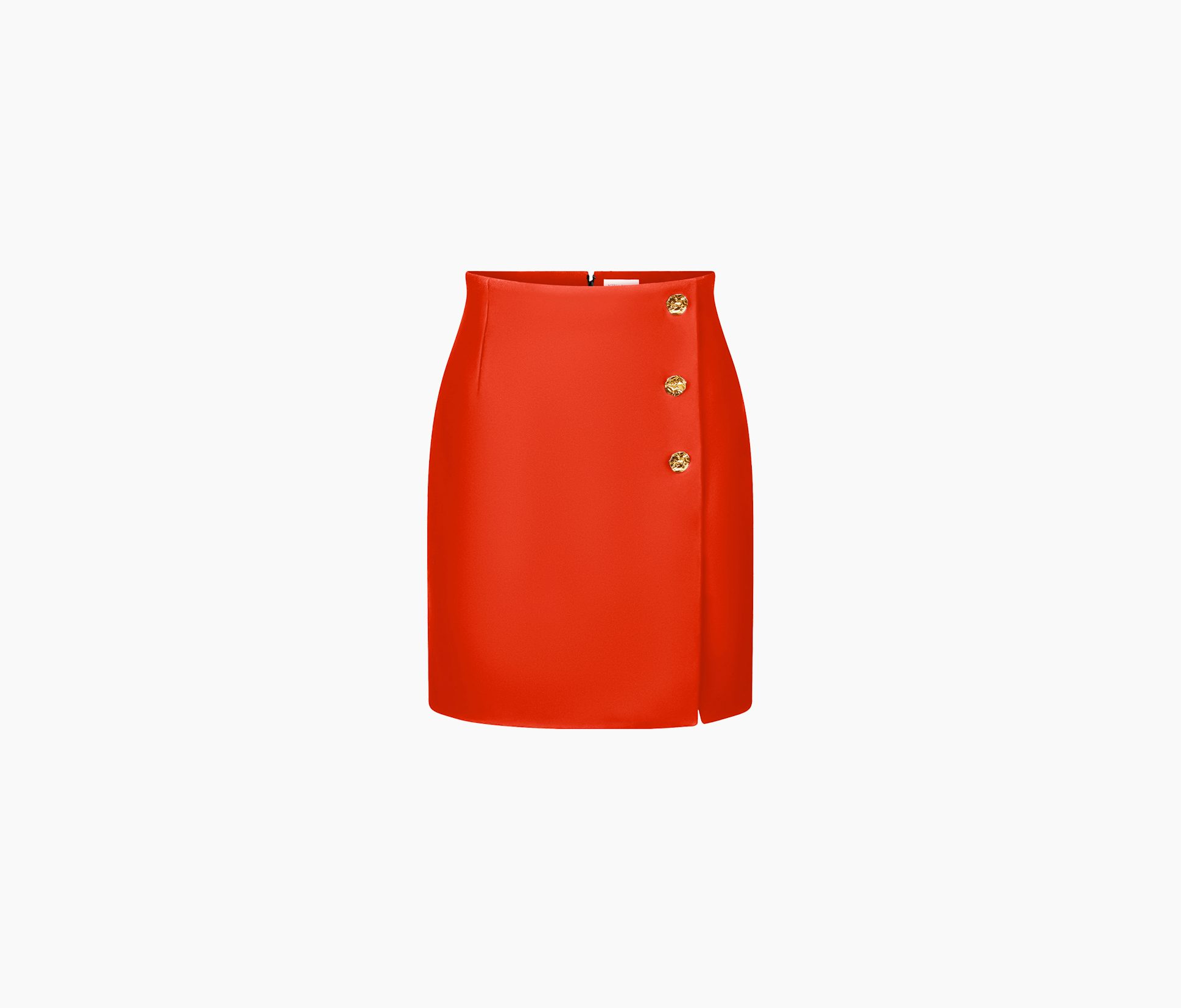 MINI WOOL FELT A-LINE SKIRT 34