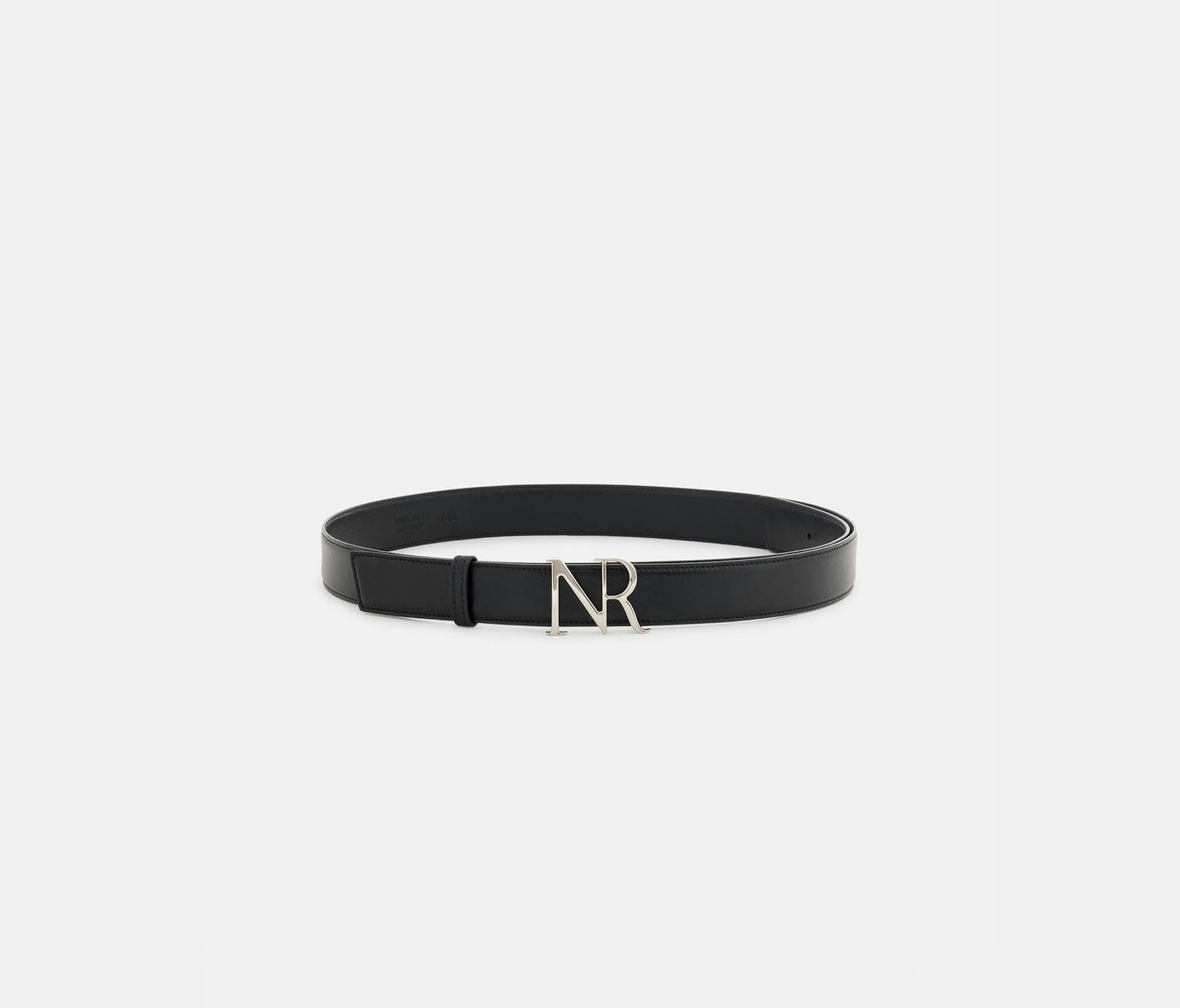 Ceinture en cuir noire - Nina Ricci