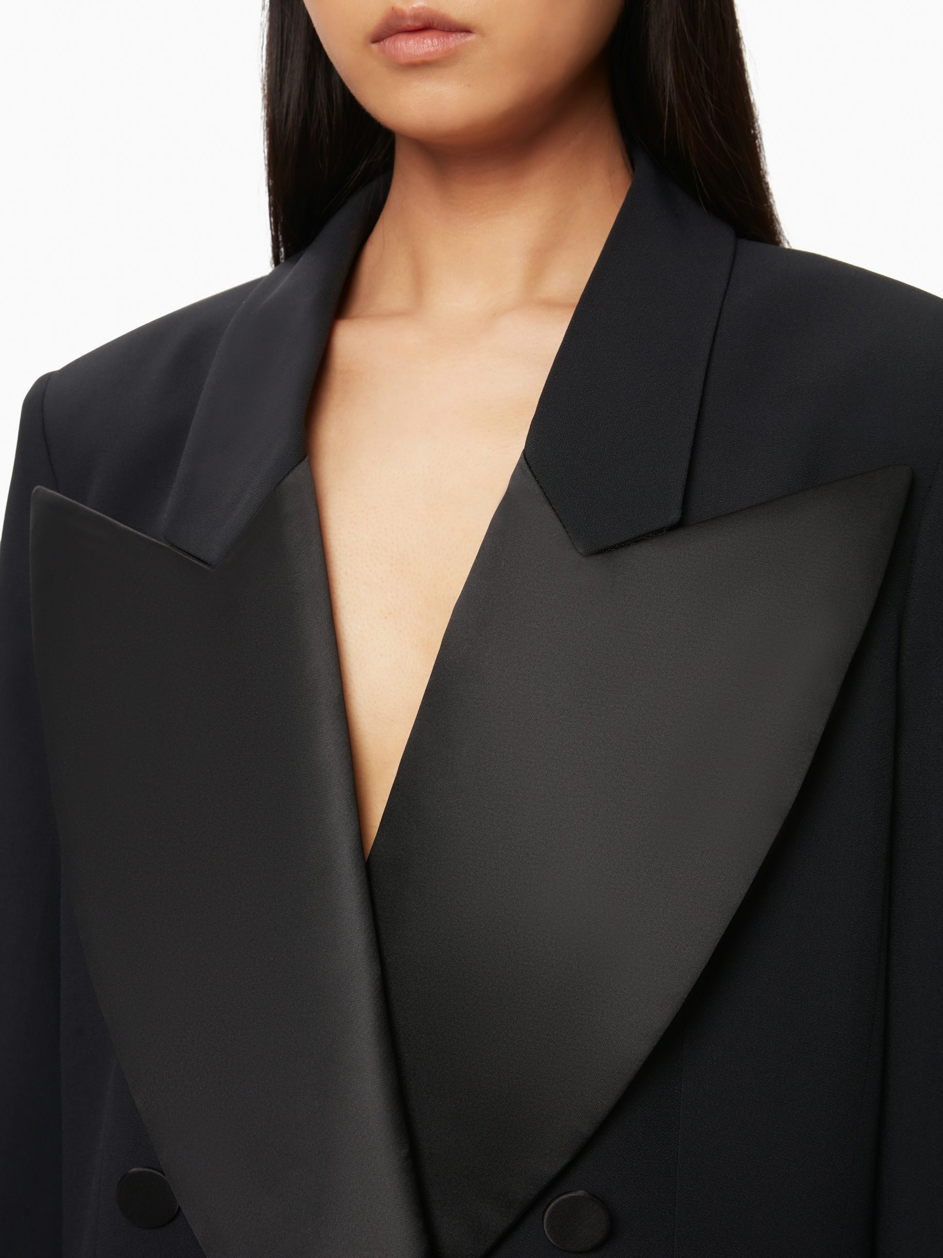 Oversized double-breasted blazer in black - Nina Ricci