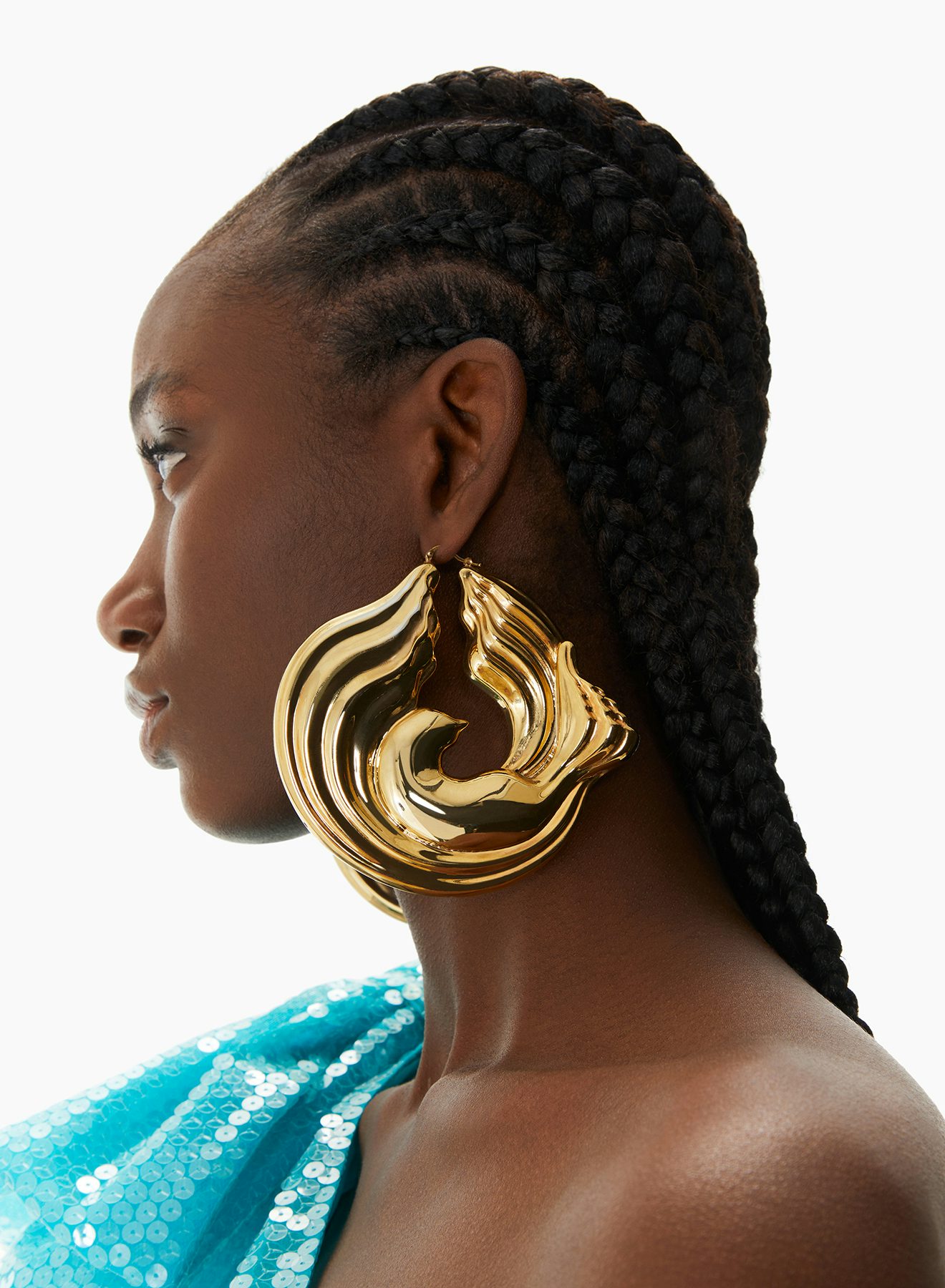 Twisted Dove Earrings Gold - Nina Ricci
