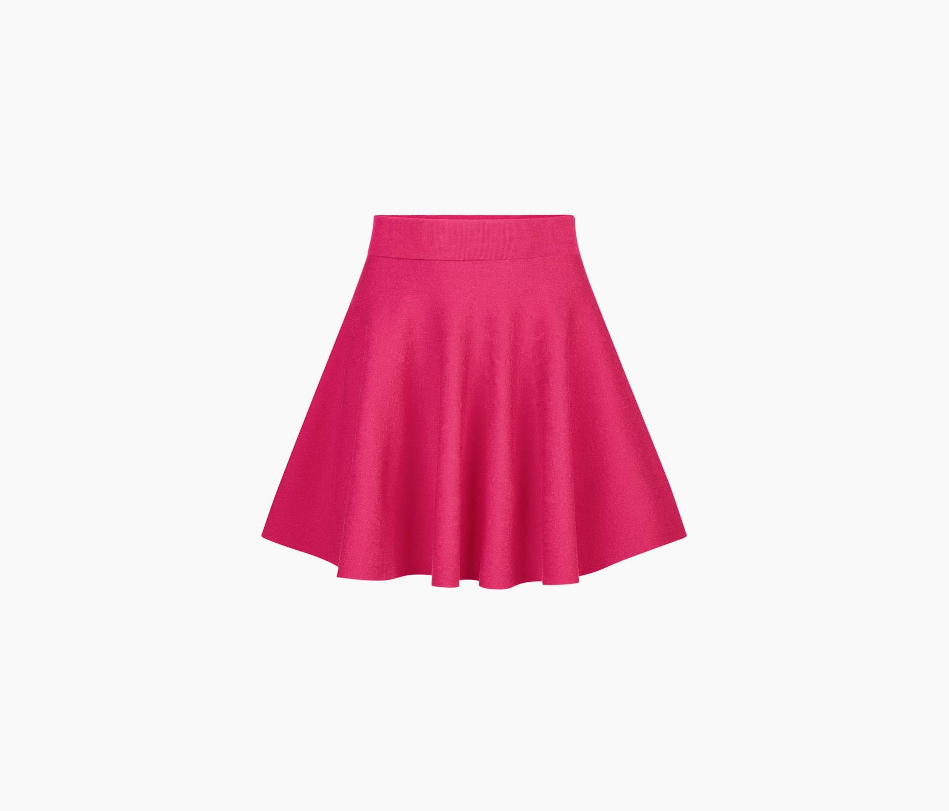 Mini Wool-Blend Skater Skirt     XS