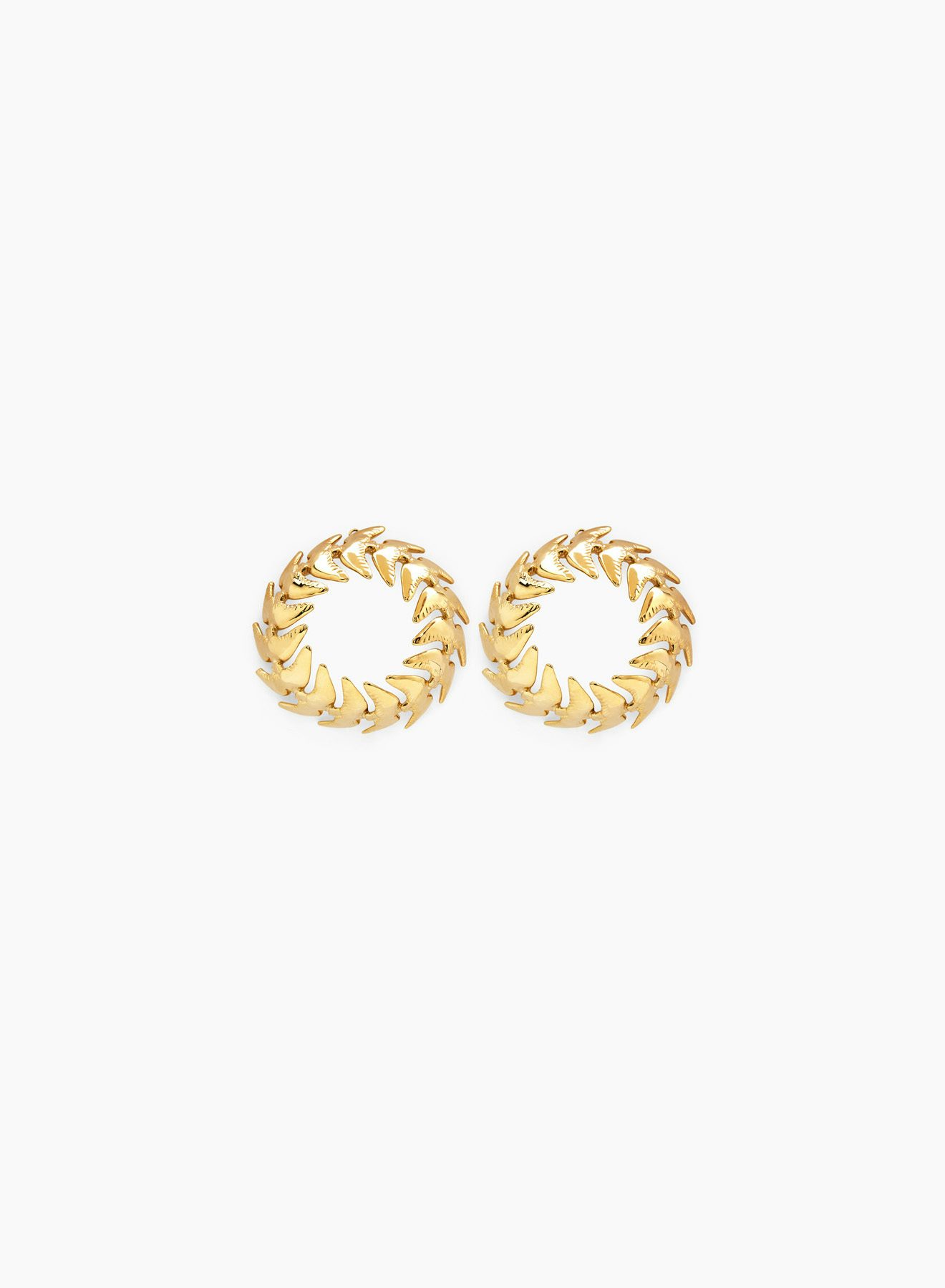 Xl Dove Chain Earrings Gold - Nina Ricci
