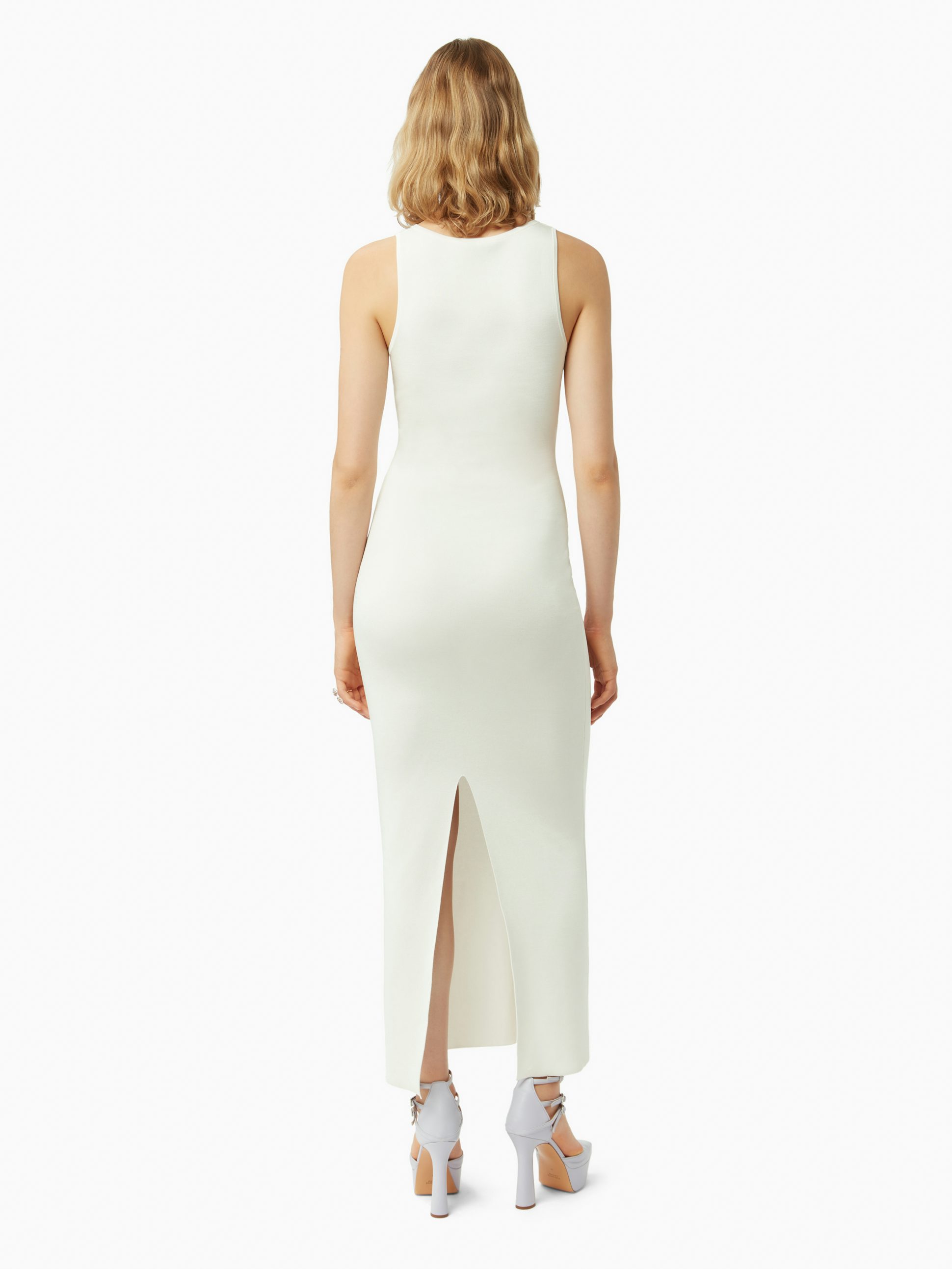 Corset detail dress in off white - Nina Ricci