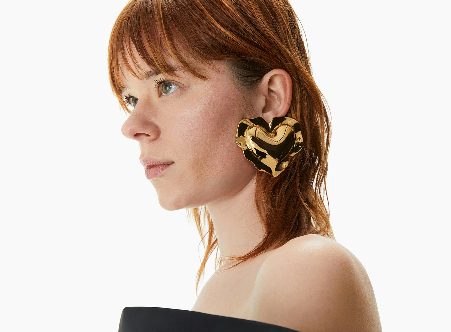 Cushion Heart Earrings - Nina Ricci