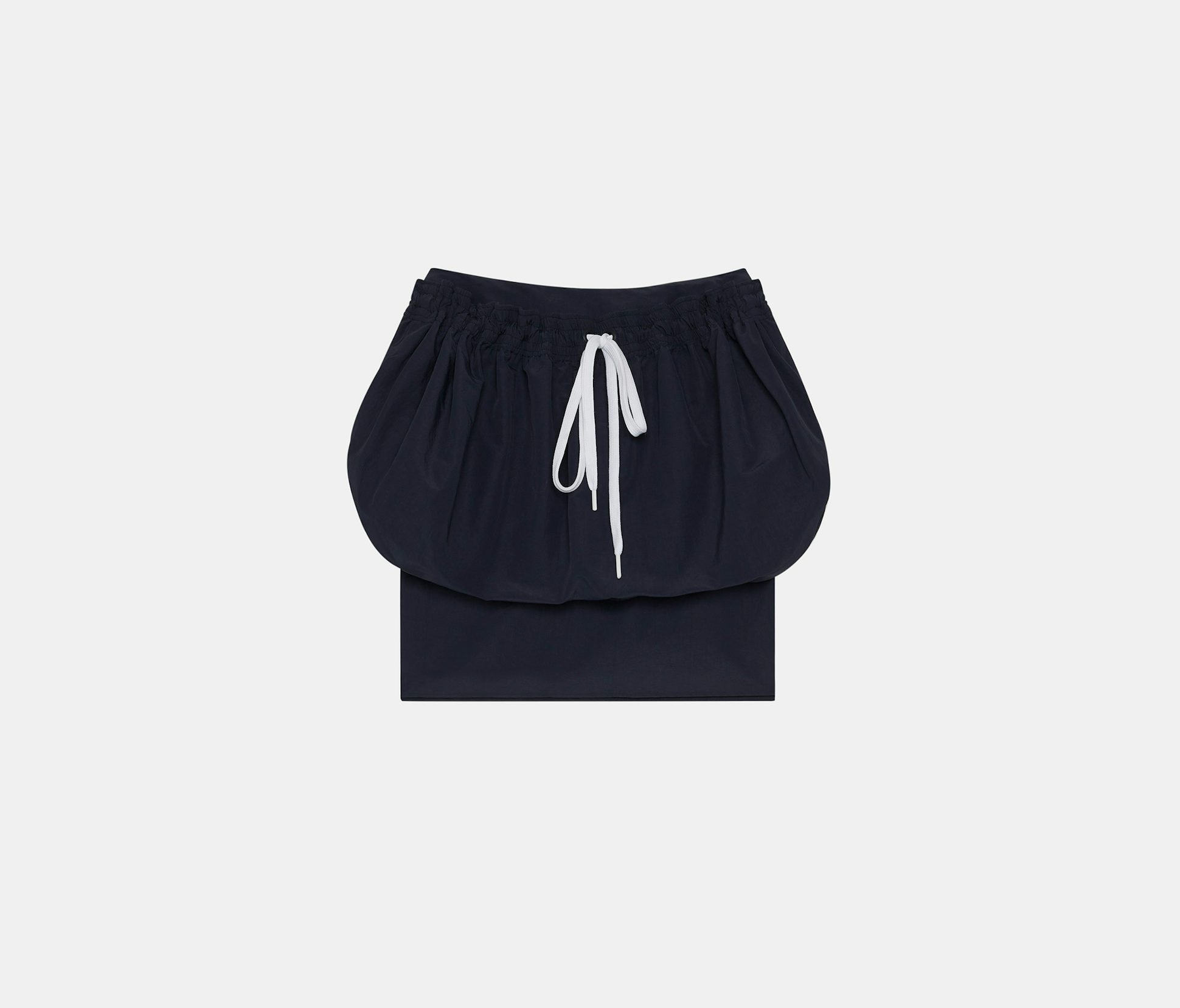 Ball Skirt with Drawstring in Dark Navy - Nina Ricci