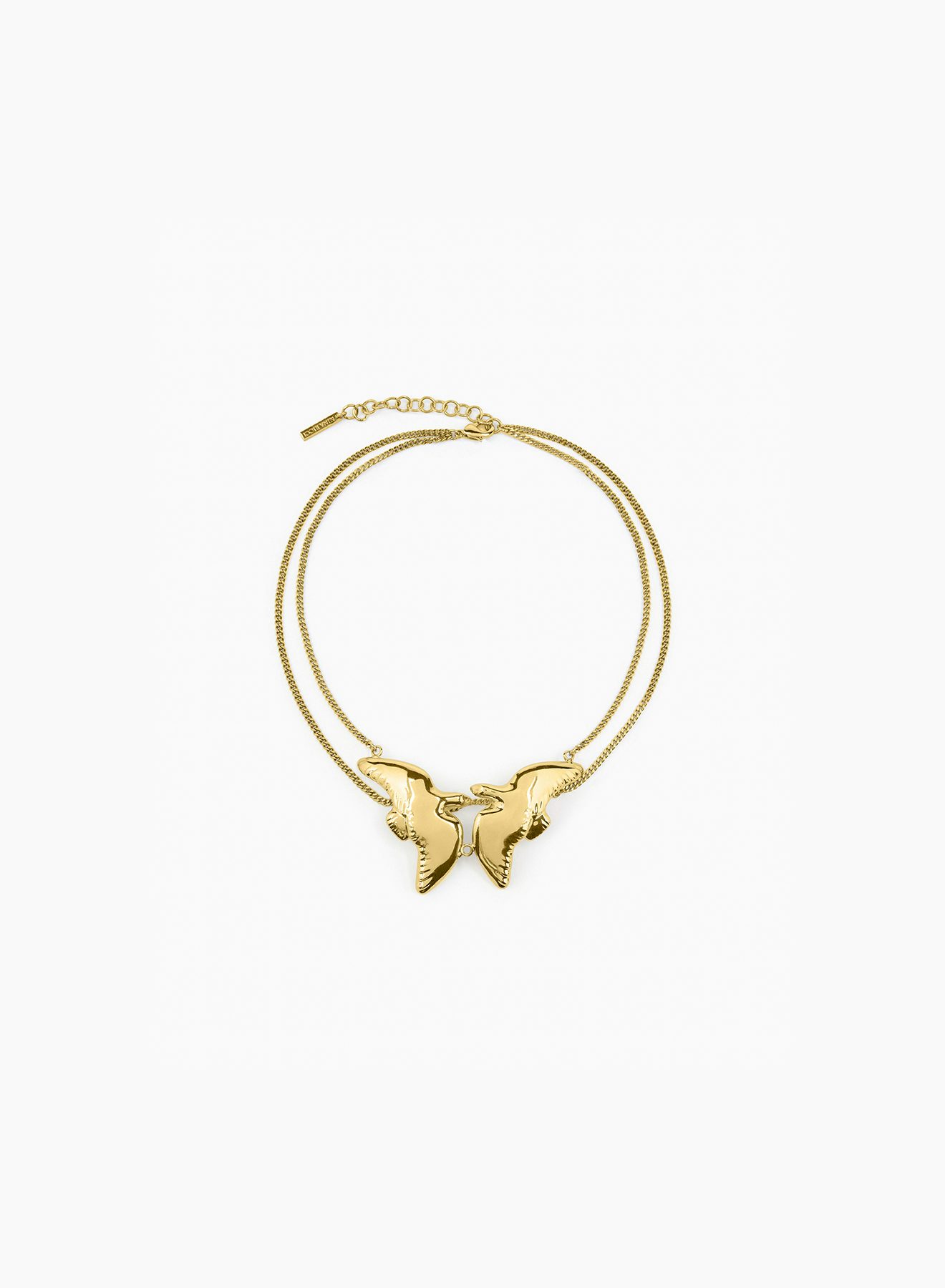 Double-dove Chain Necklace Gold - Nina Ricci 