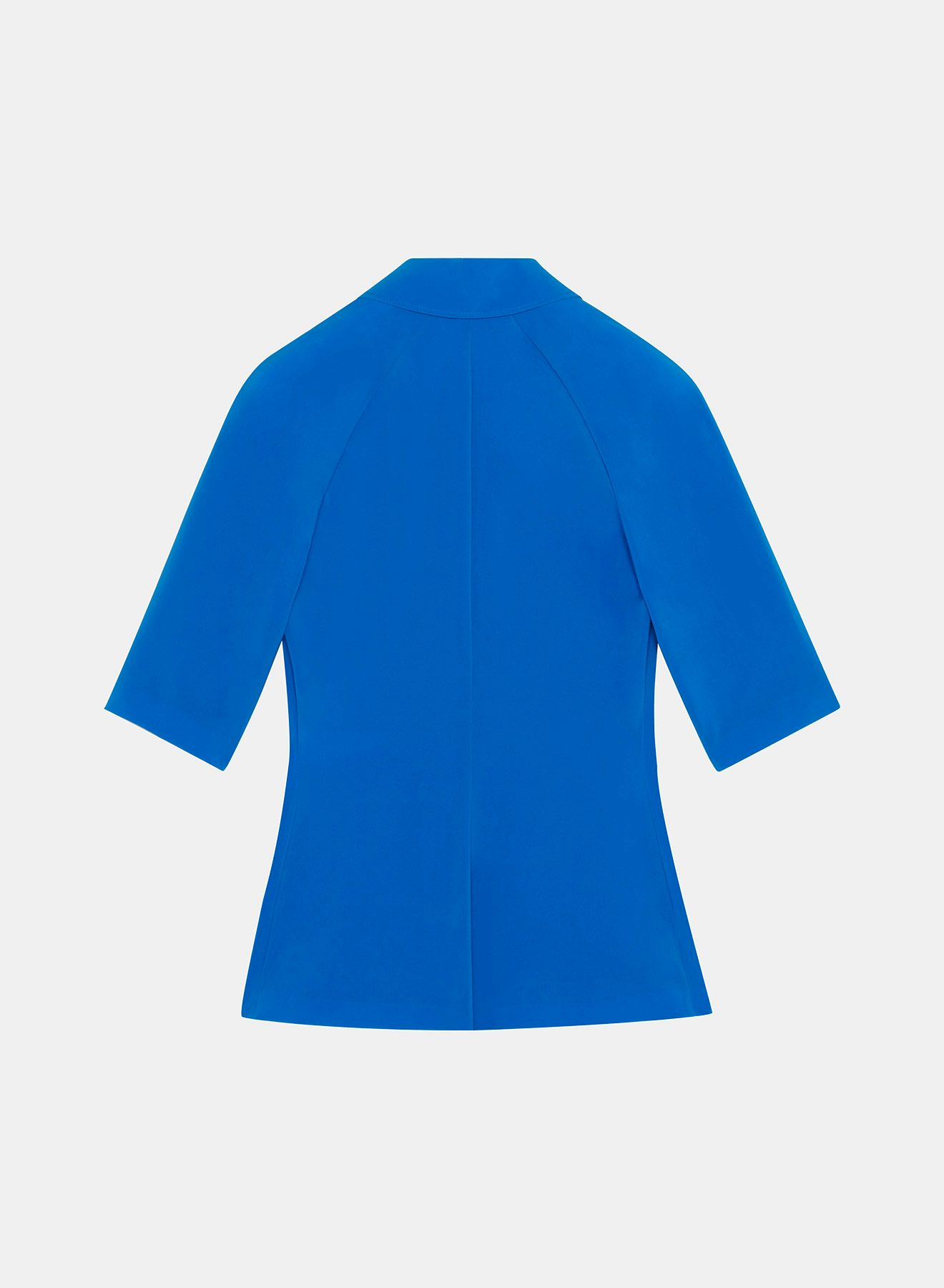 Chemise Zippée Bleue en Néoprène Léger - Nina Ricci