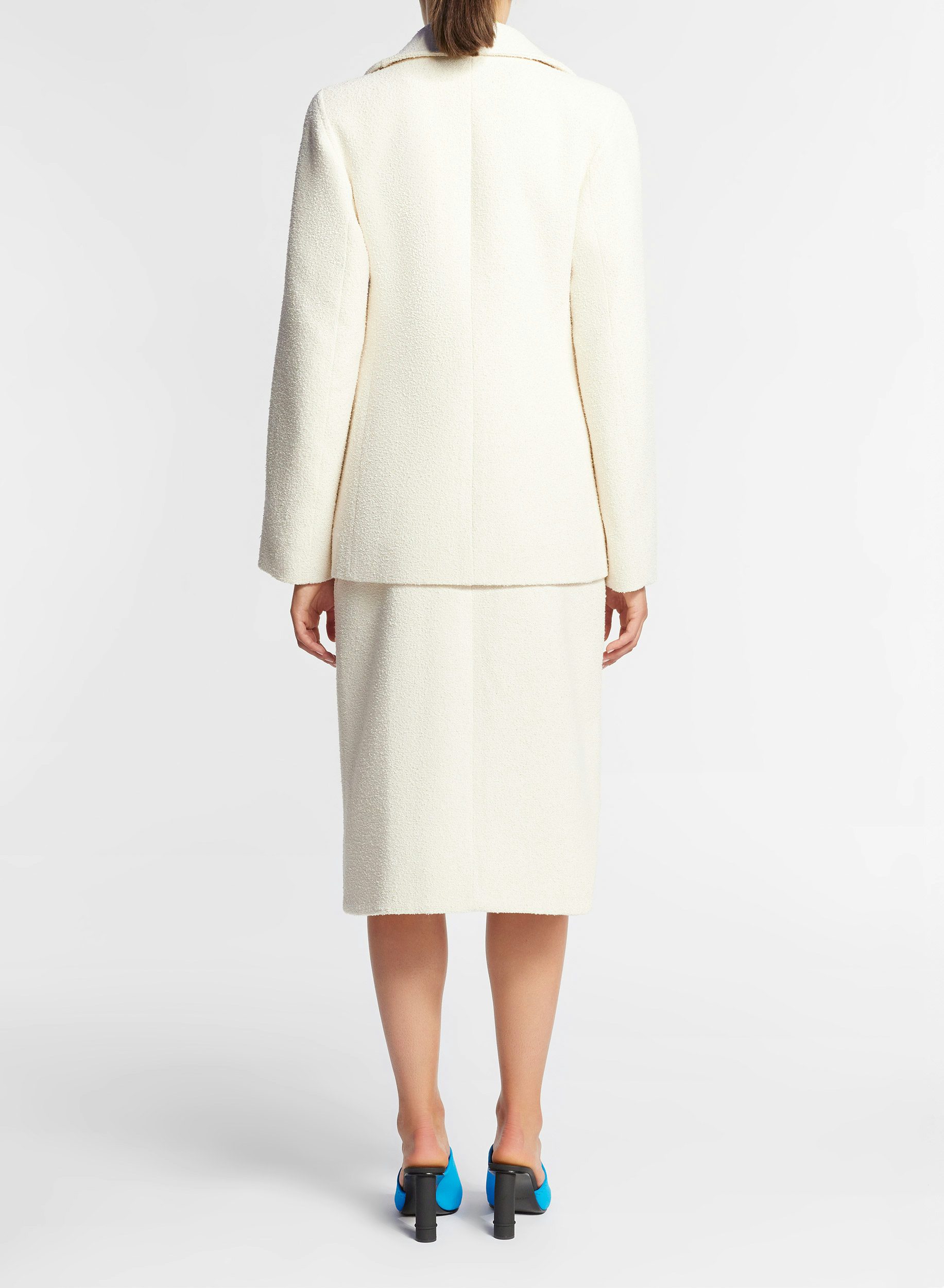 Bouclette cotton jacket Off-white - Nina Ricci
