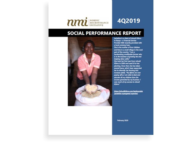 NMI's Social Performance Report 4Q19