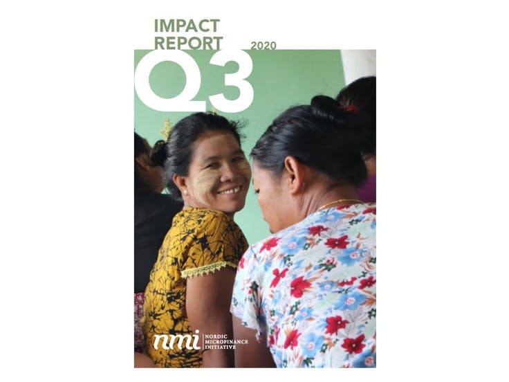 Report cover: Q3 2020 Impact Report