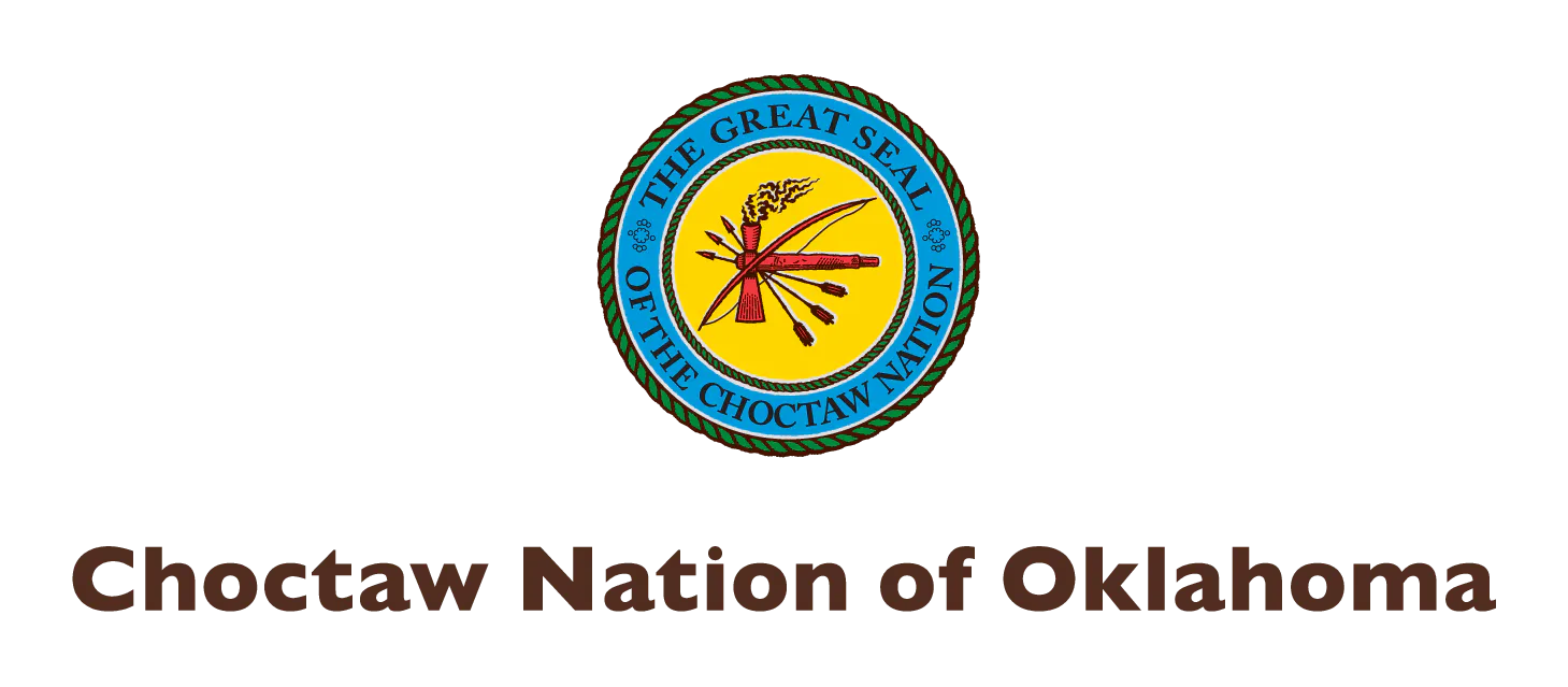 Choctaw Nation of Oklahoma logo - presenting sponsor at National Medal of Honor Museum