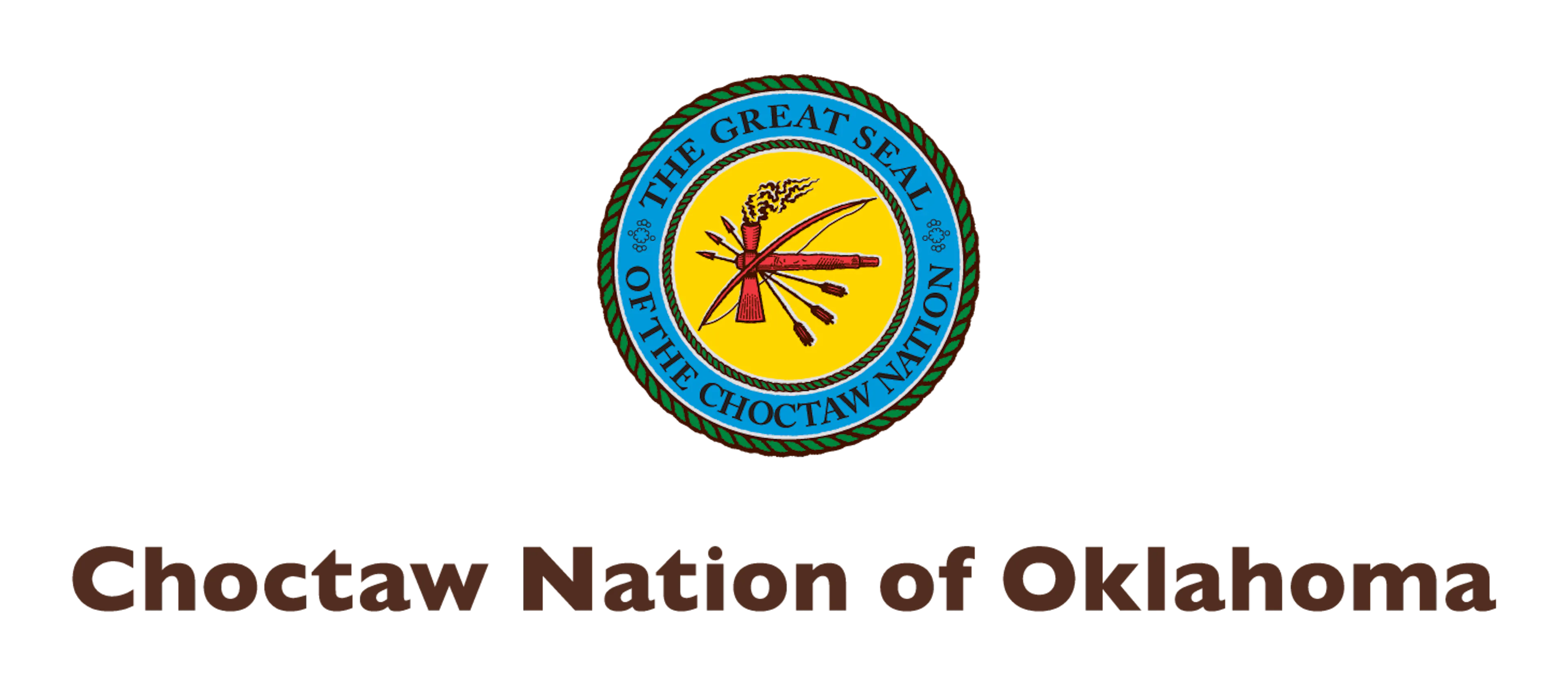 Choctaw Nation of Oklahoma logo - presenting sponsor at National Medal of Honor Museum
