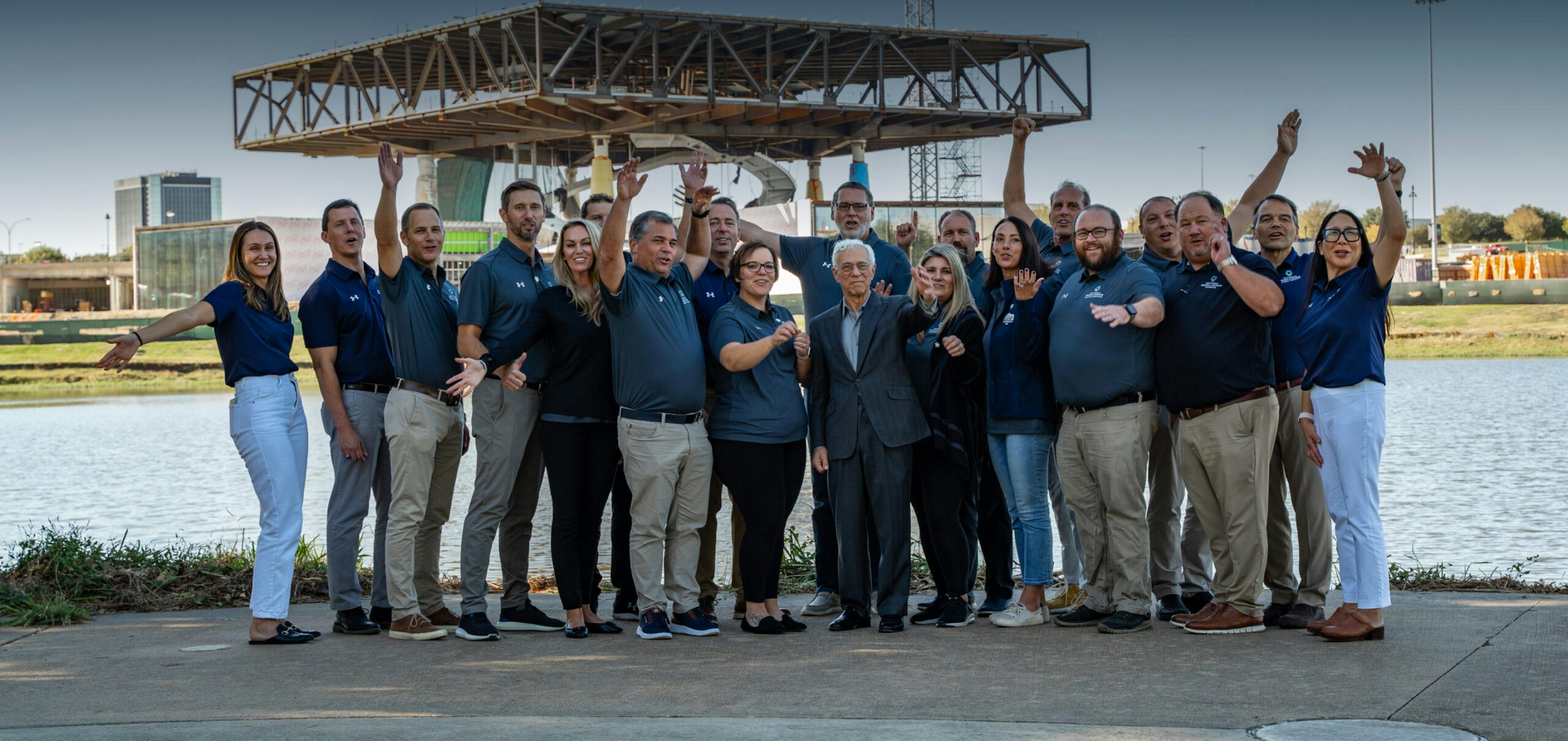 National Medal of Honor Museum team standing in front of Museum