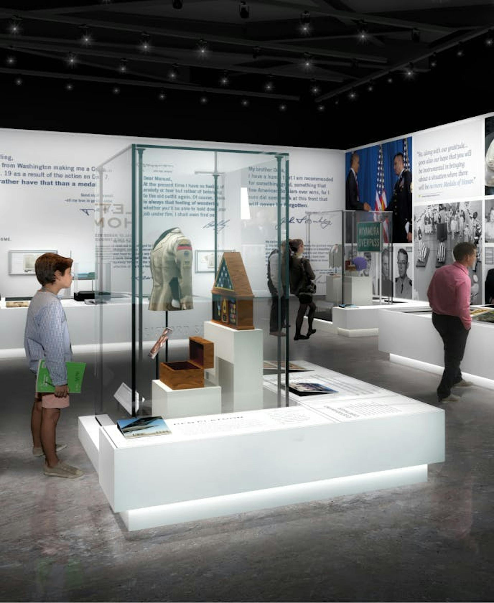 Rendering of The Medal Exhibit