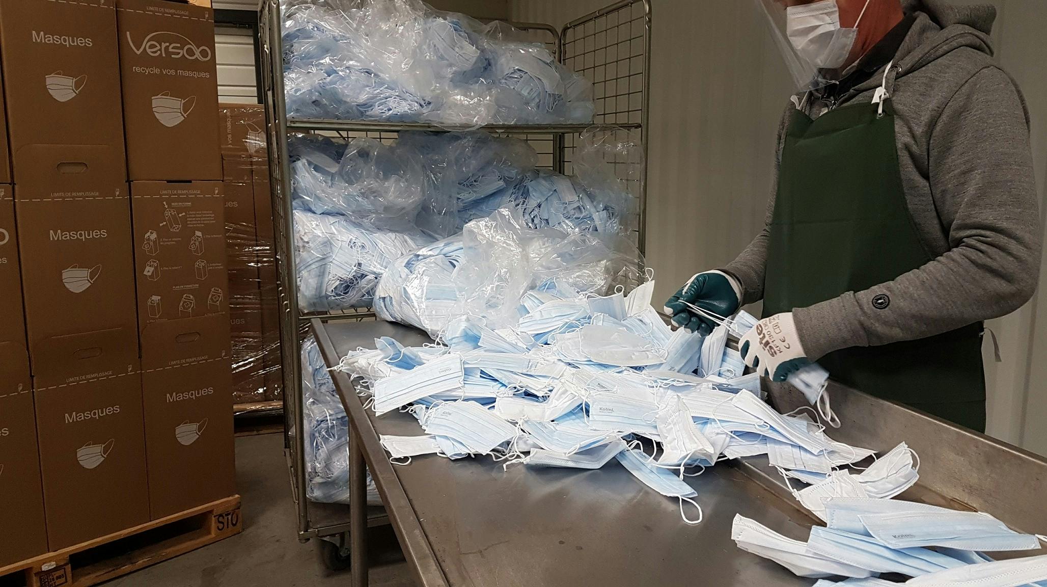 EPI recyclés en France