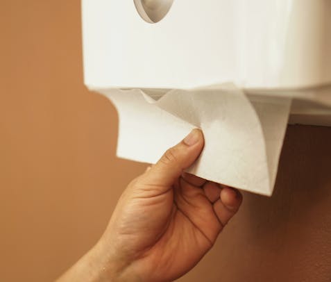 Essuie-mains papier recyclé  Solutions bureau éco-responsable