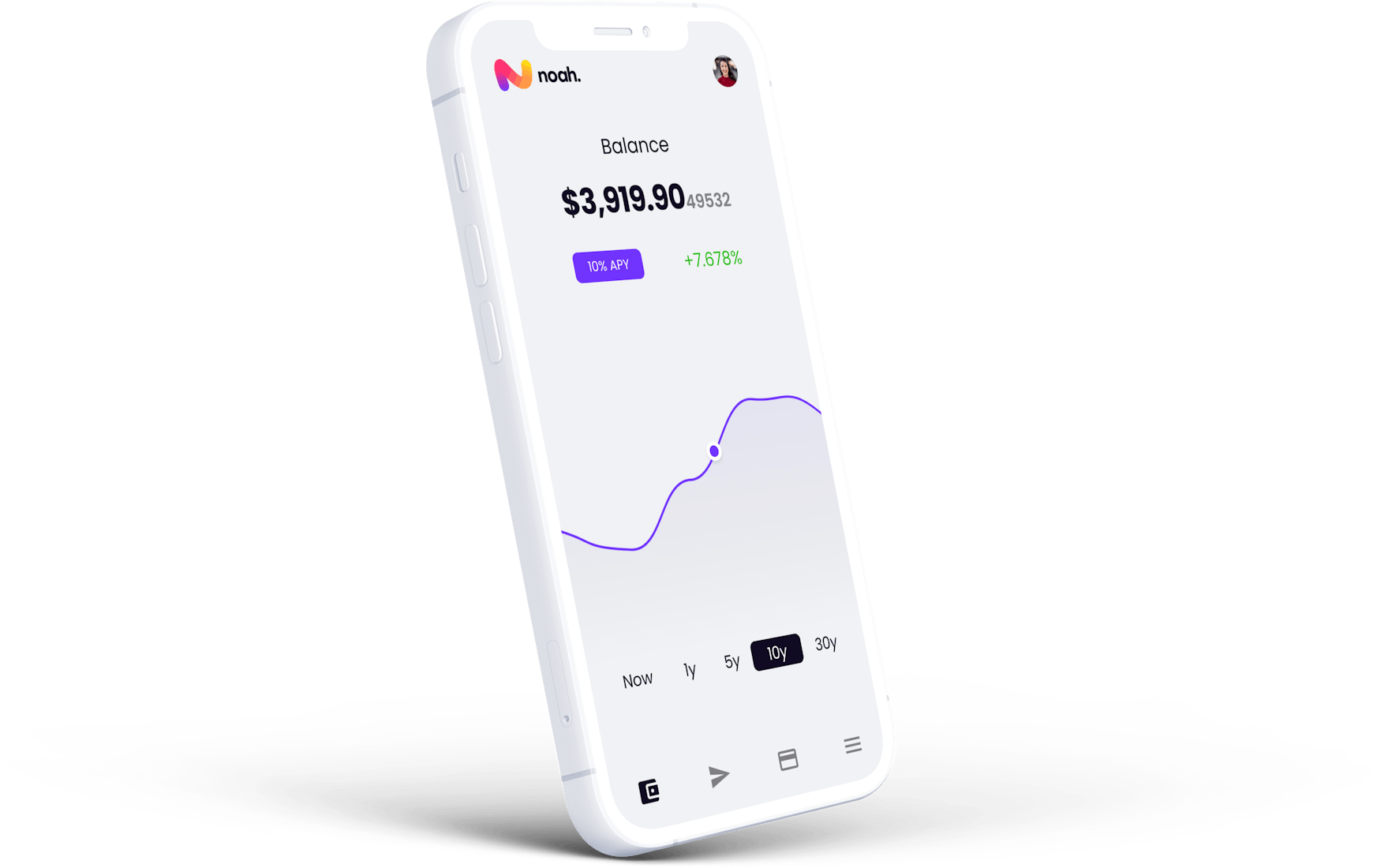 Open a free crypto savings and investment account with Noah
