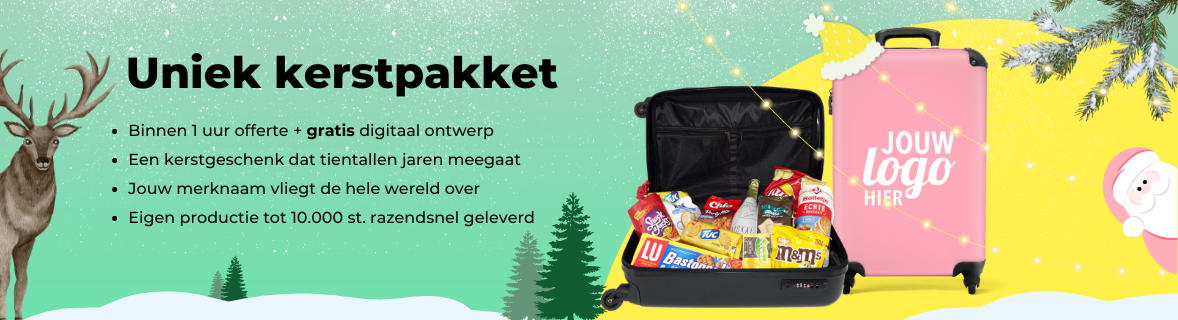 Kerstpakketten koffer