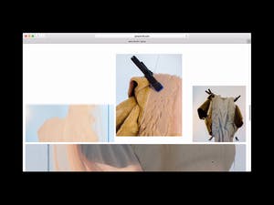 Website for London based designer Jana Zornik designed by Nolan Paparelli in collaboration with Sebastian Vargas (KAIROS STUDIO)