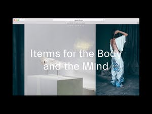 Website for London based designer Jana Zornik designed by Nolan Paparelli in collaboration with Sebastian Vargas (KAIROS STUDIO)